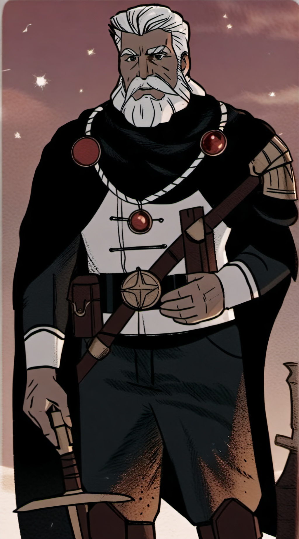 ai character: Commander Jericho background