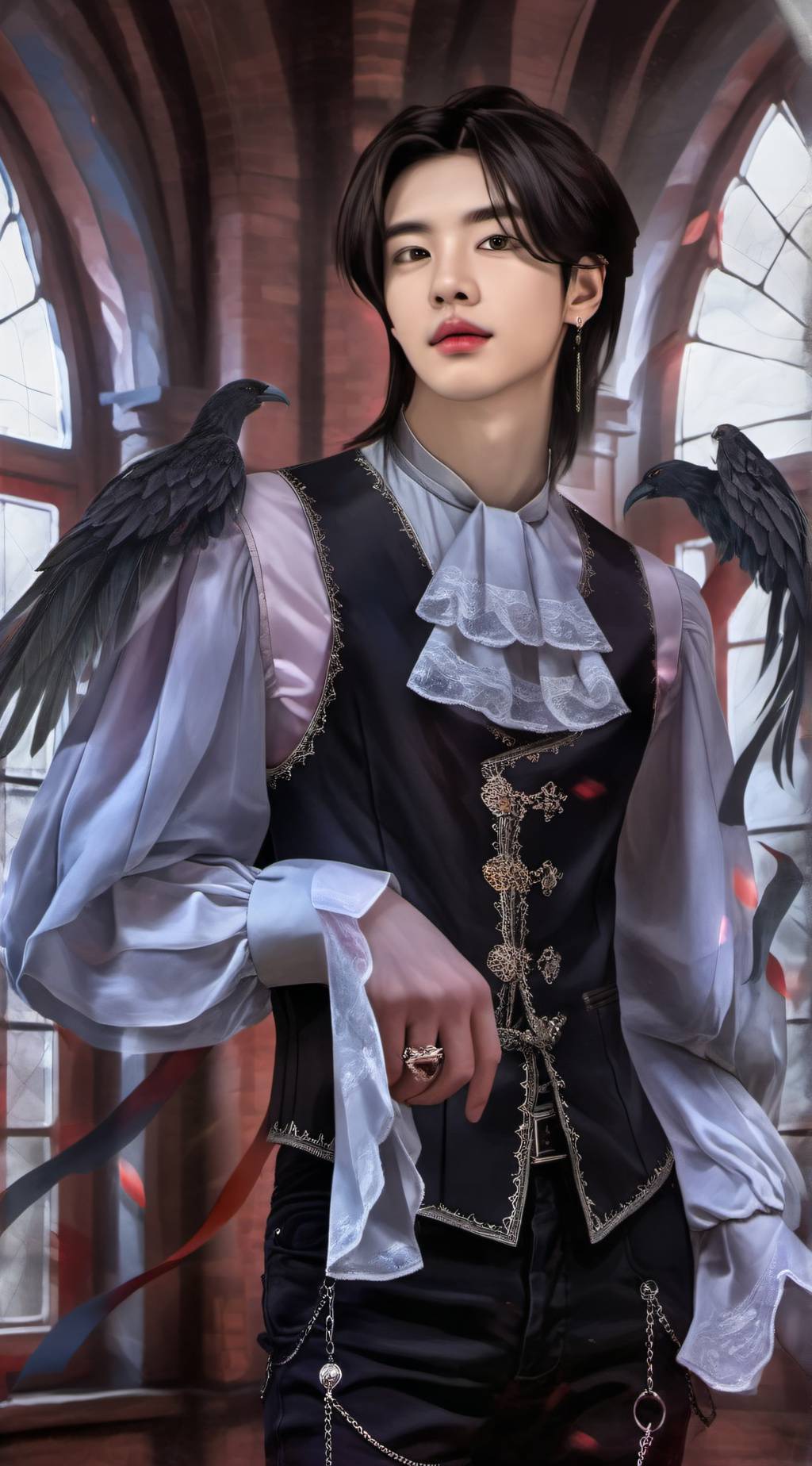 ai character: Hyunjin background