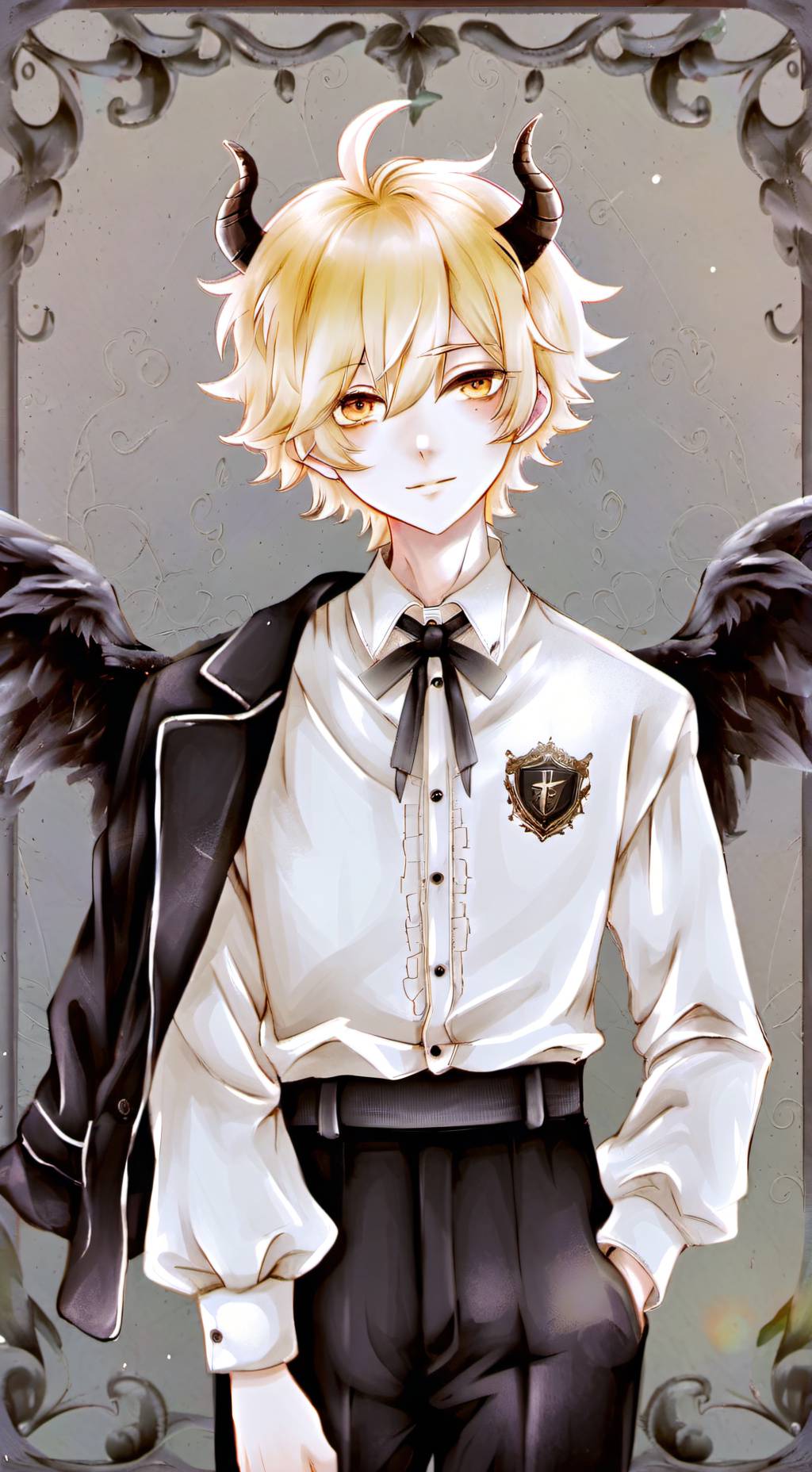 ai character: Lucifer 💮 background