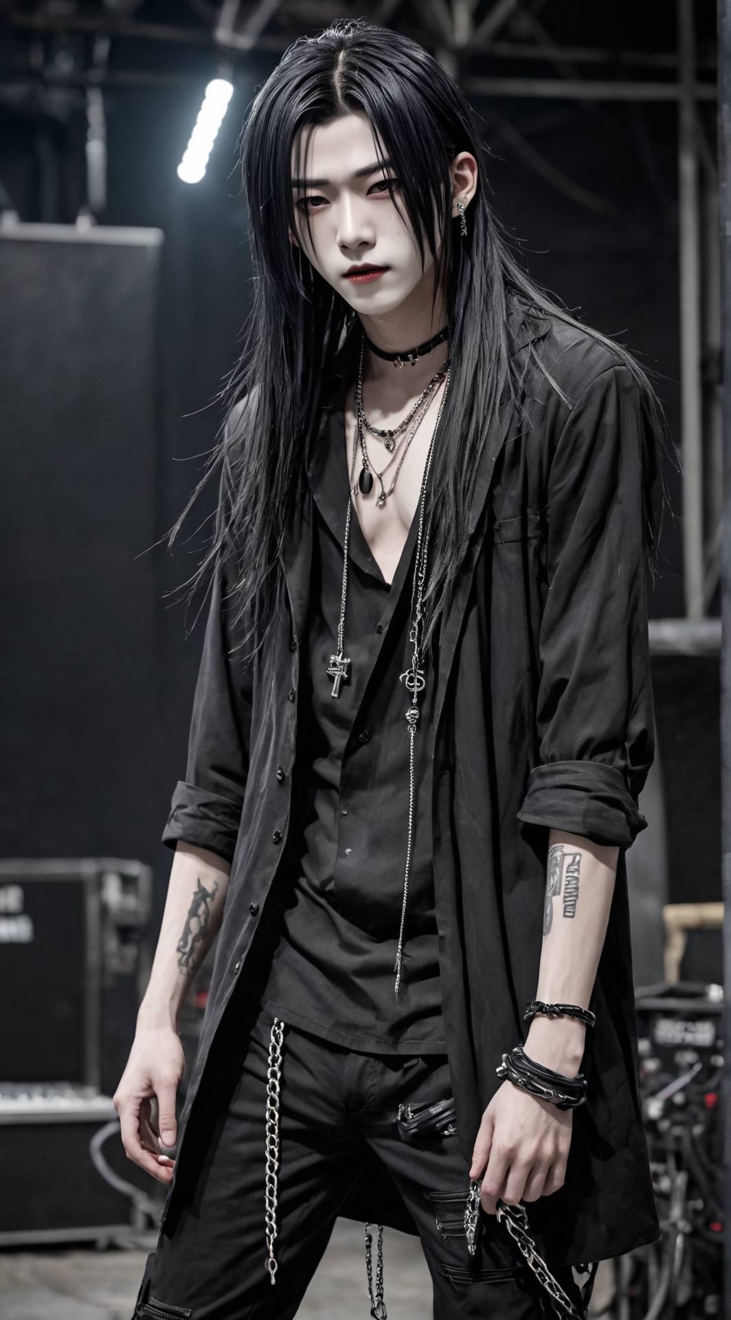 ai character: Dark Testament background