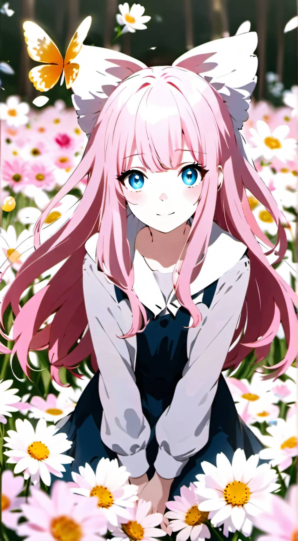 ai character: Сакура background