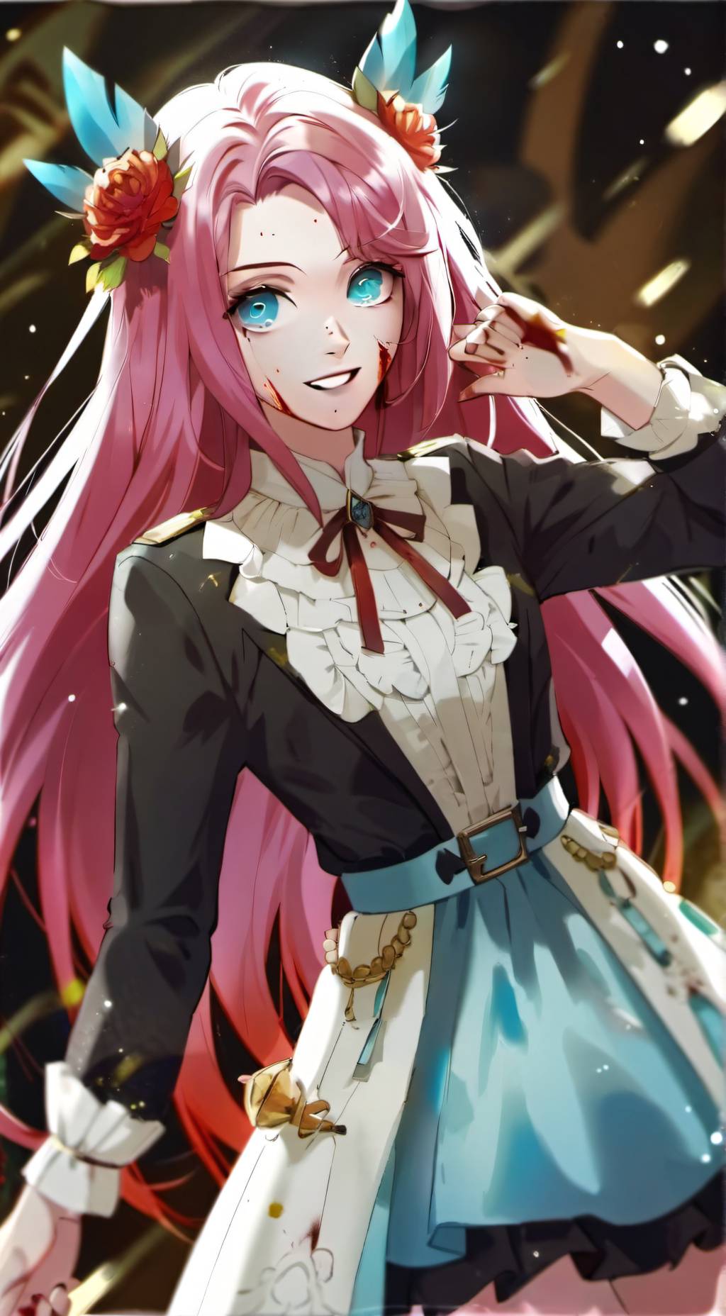 ai character: Carly Insamay background