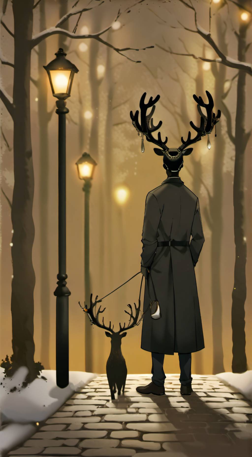 ai character: Hidebehind background