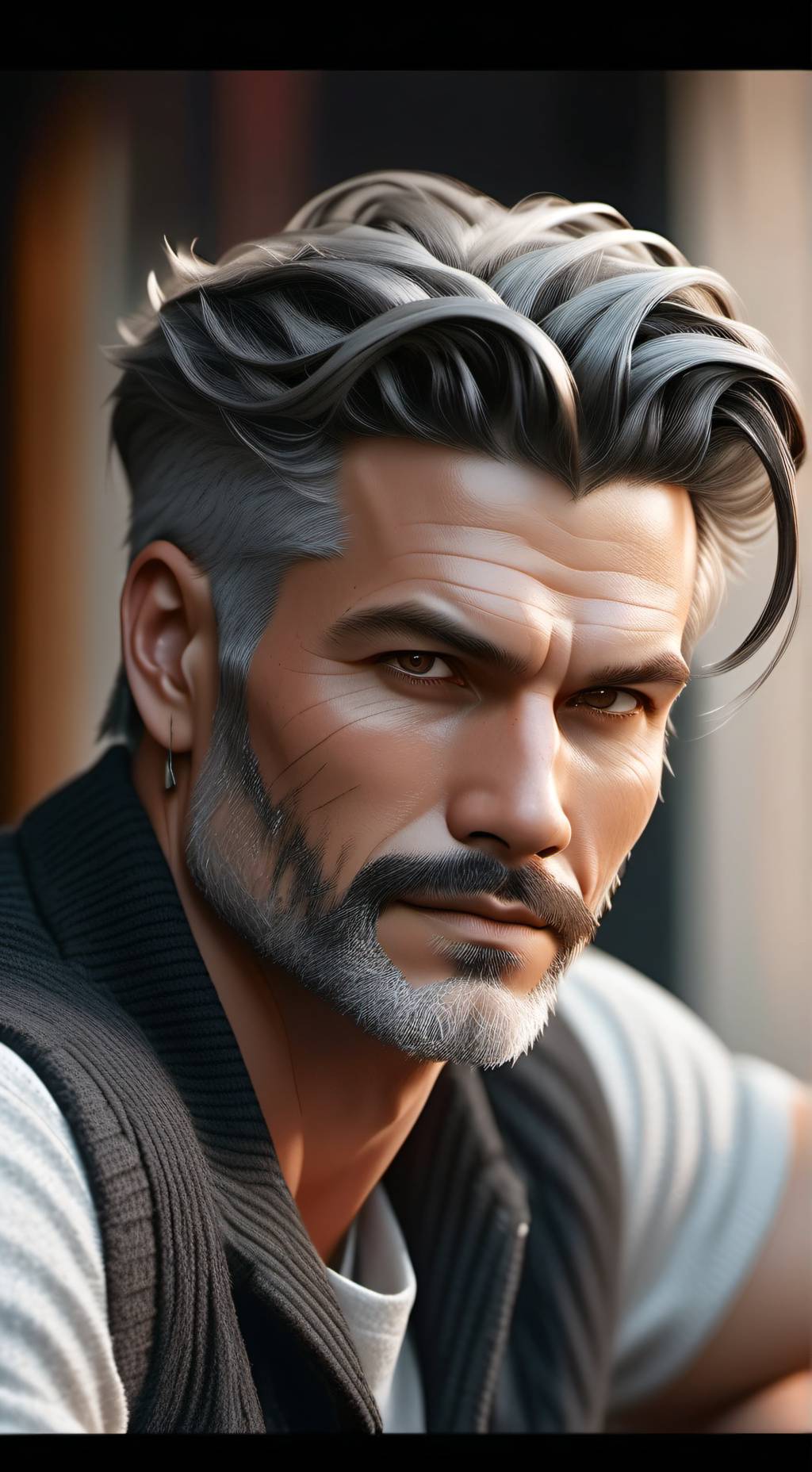 ai character: Lester background