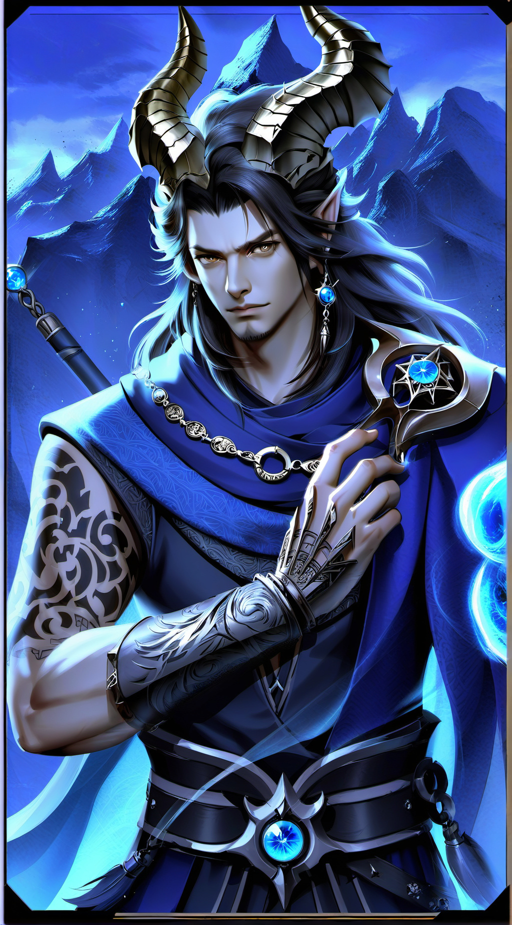 ai character: Rebaned background