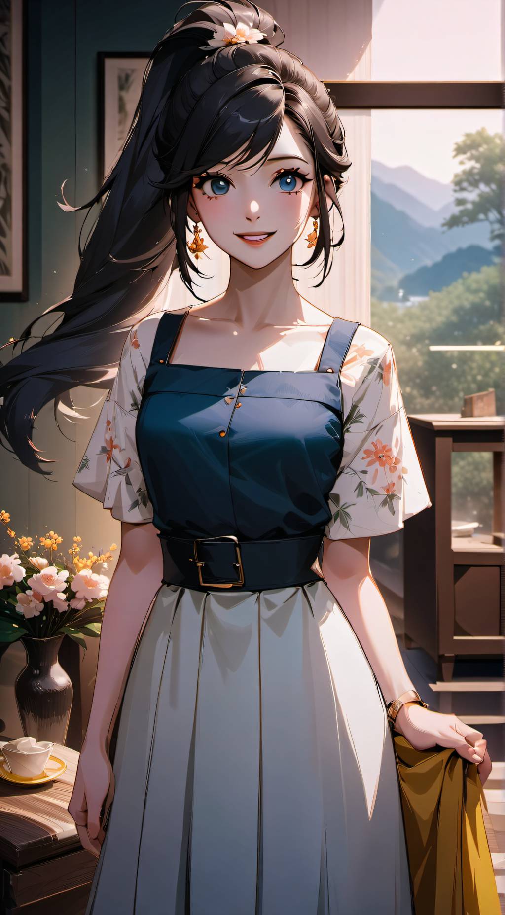 ai character: Ira (Mom) background