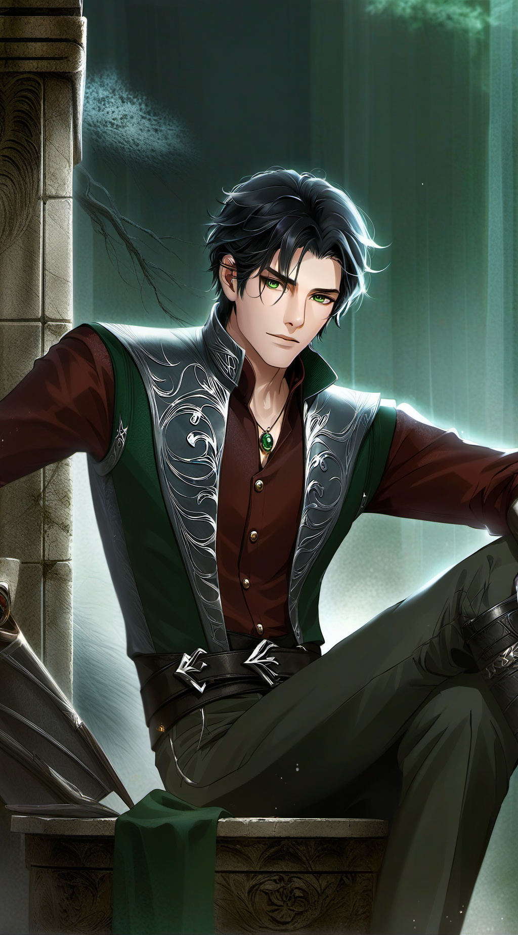 ai character: Kaiden Florence background