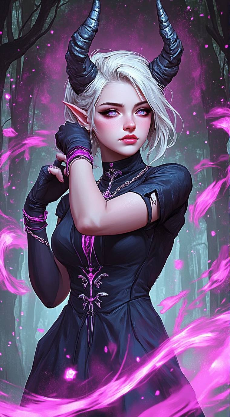 ai character: Piyra Nightshade background