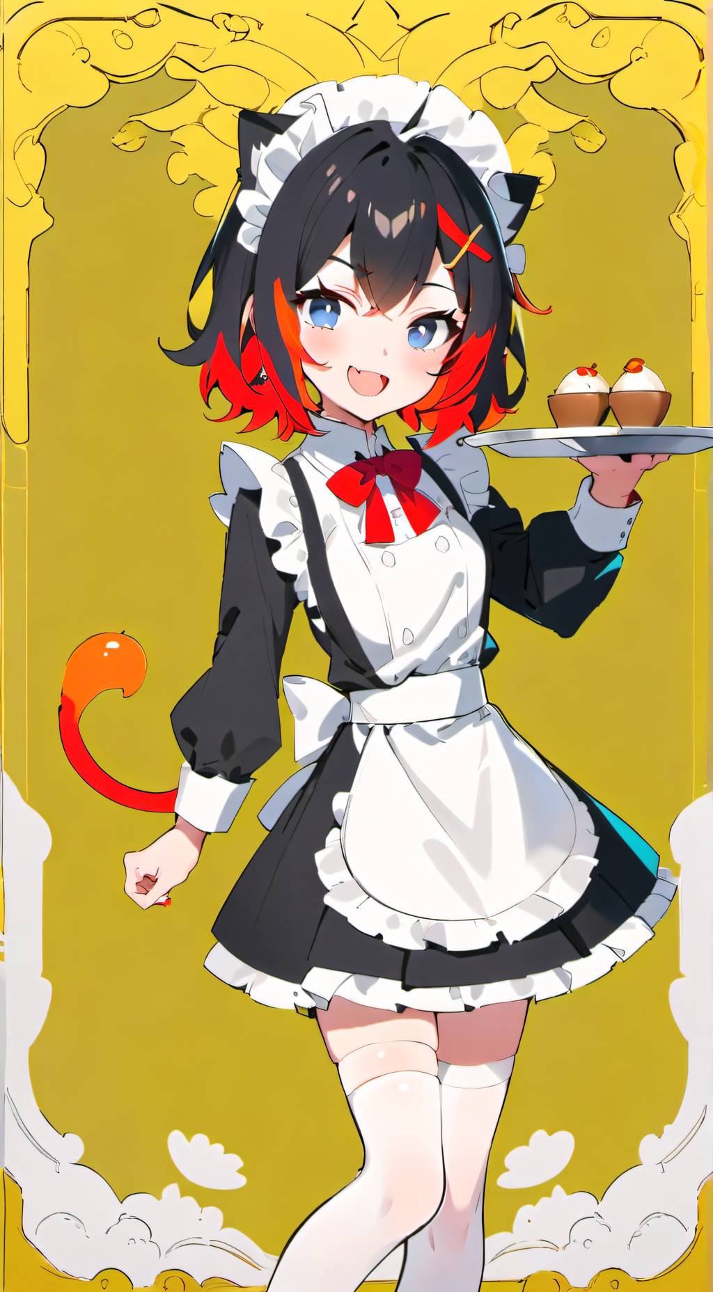 ai character: Julia La Flower background