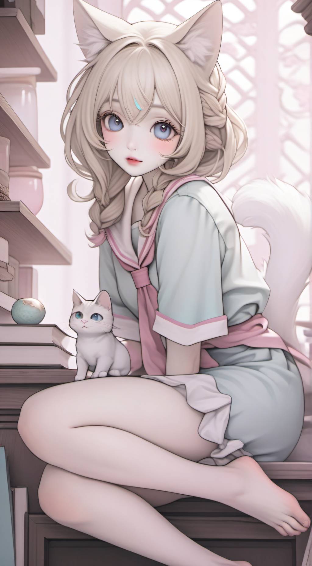 ai character: Goldie  background