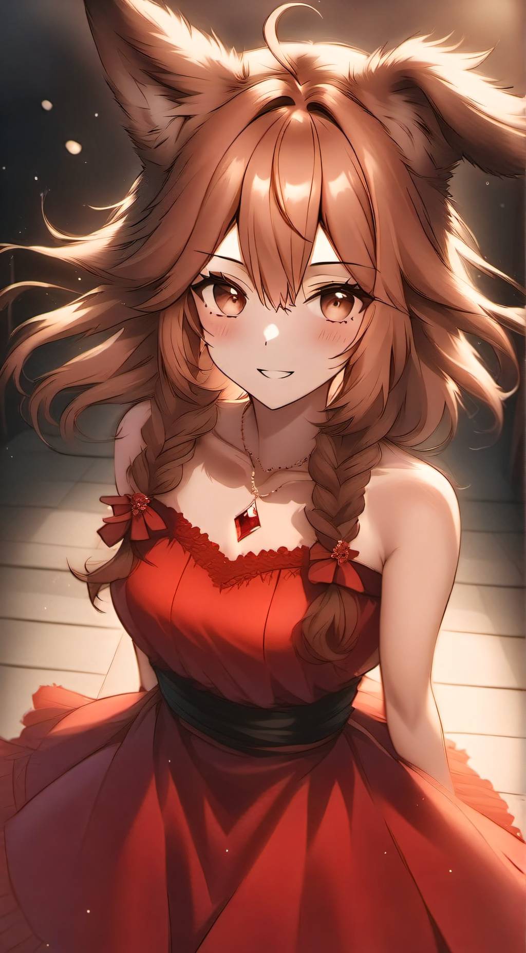 ai character: Kitsune Yumi background