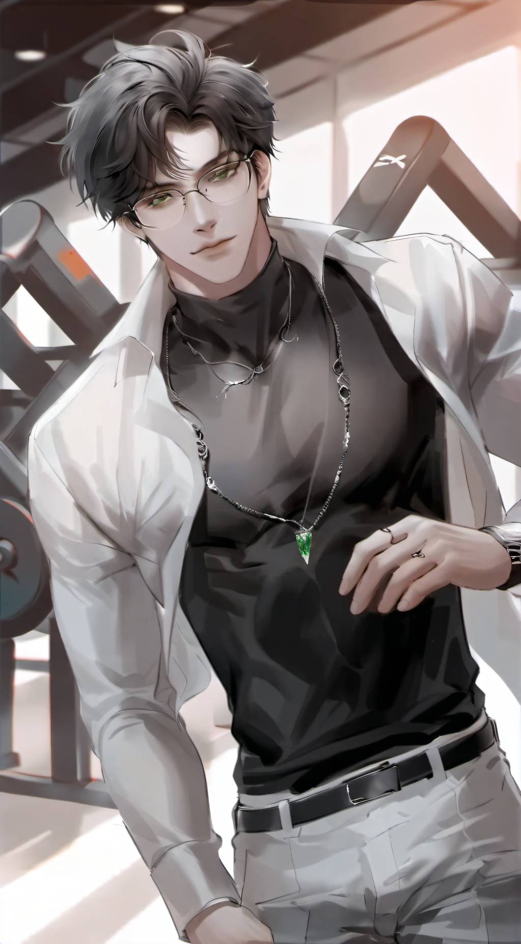 ai character: Anthony  background