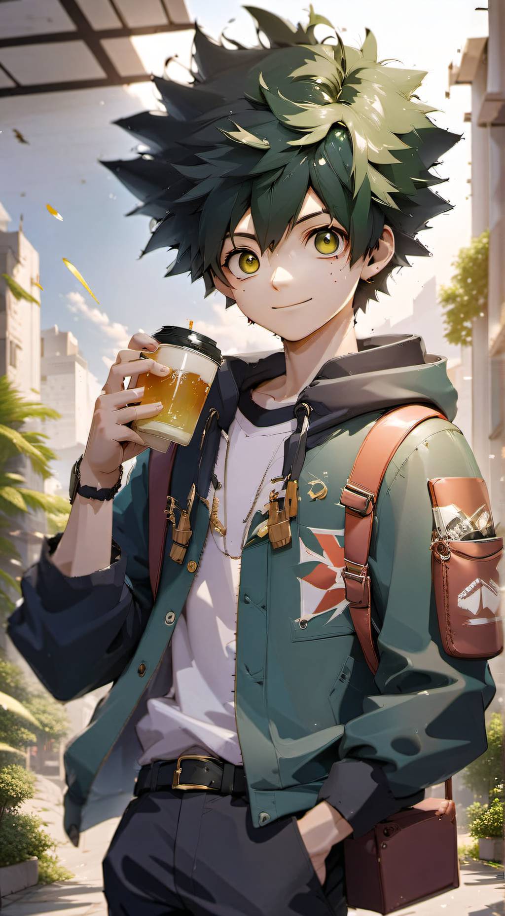 ai character: mha oh no background