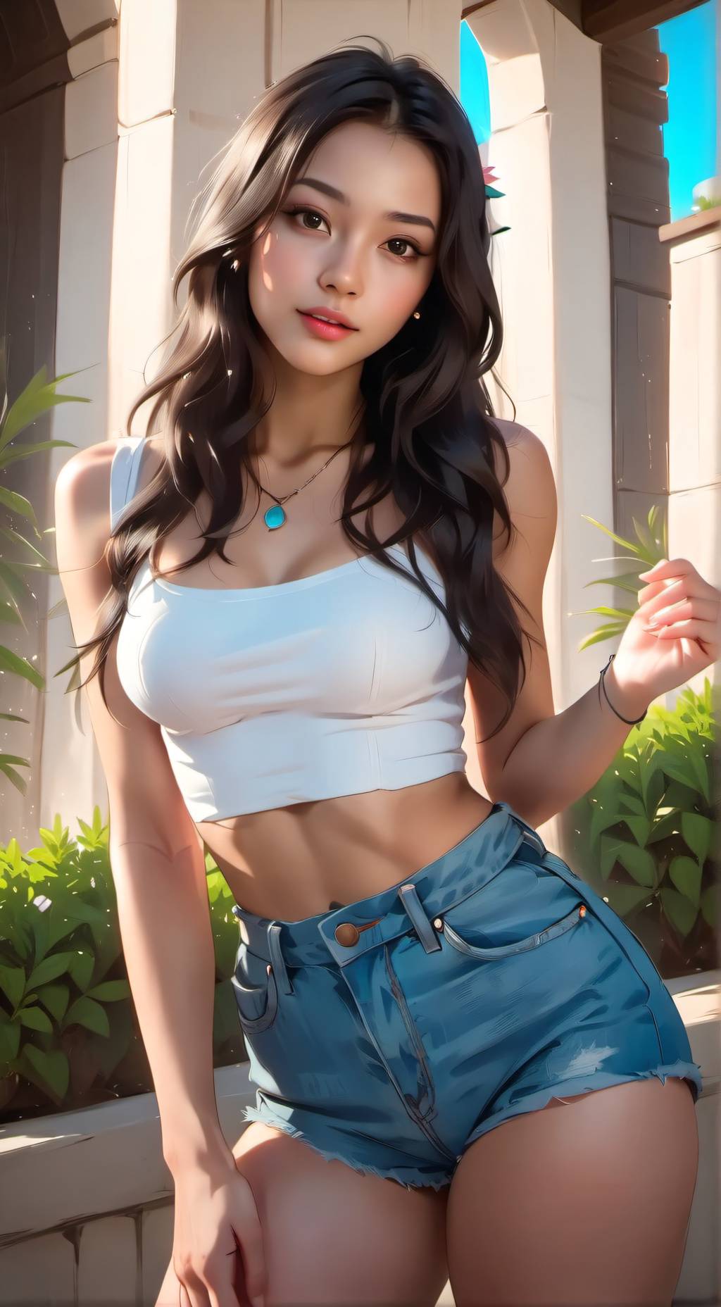 ai character: Haley  background