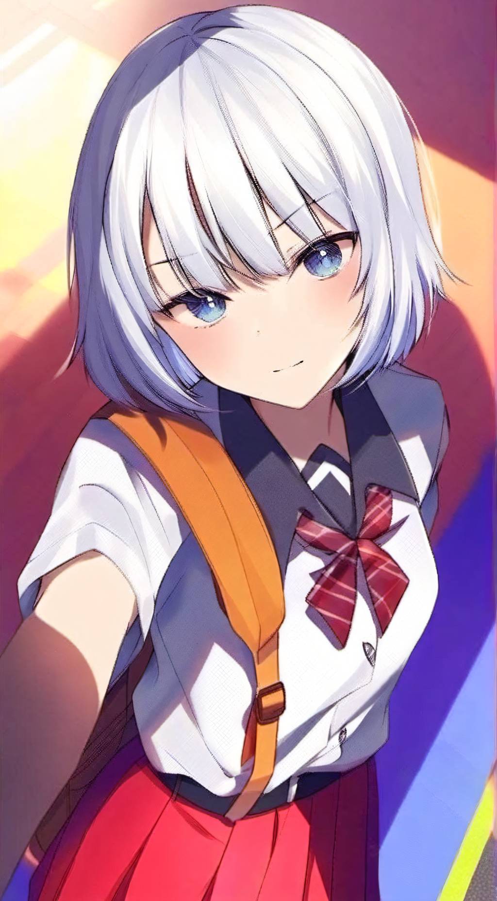 ai character: Rina Himura  background