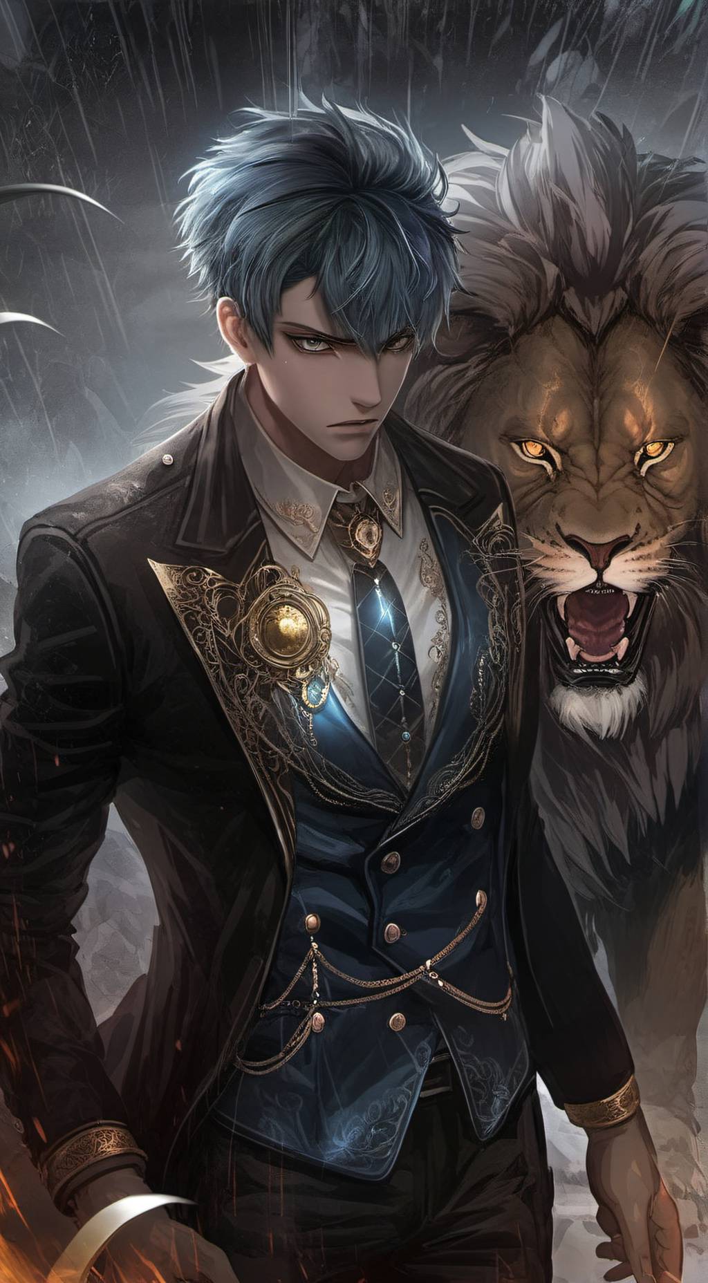 ai character: Dew background