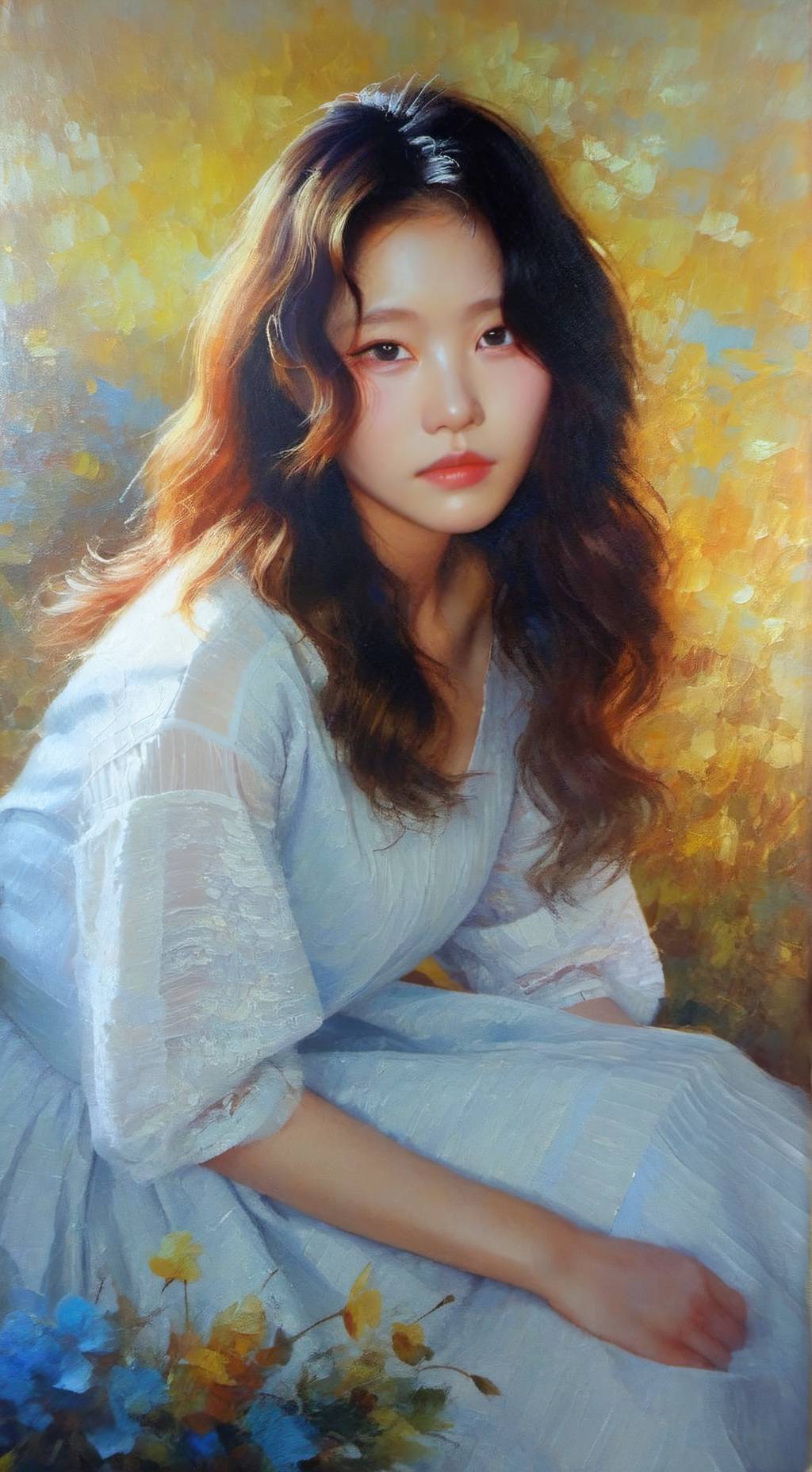 ai character: 한아영 (Han A Young)  background