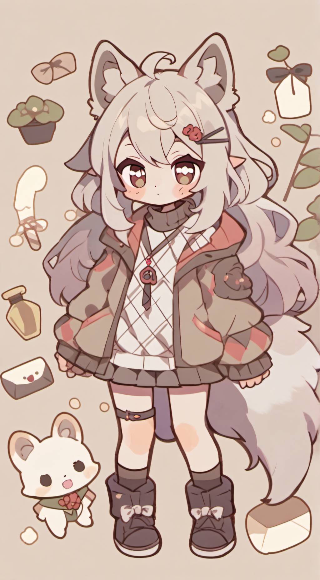 ai character: katt background