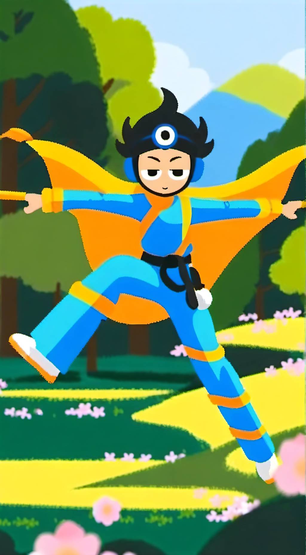 ai character: sprunki Oc background