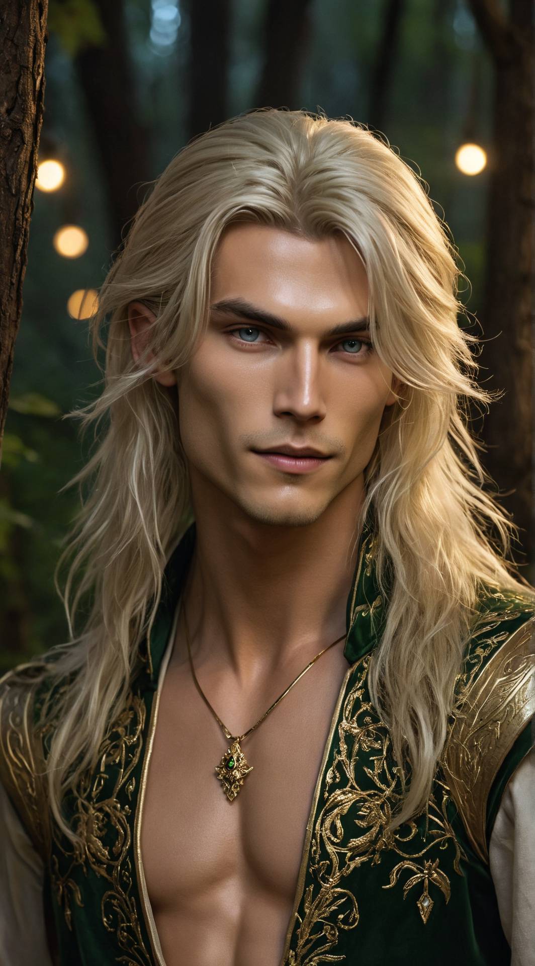 ai character: 👑🌿💛Aranel💛🌿👑 background