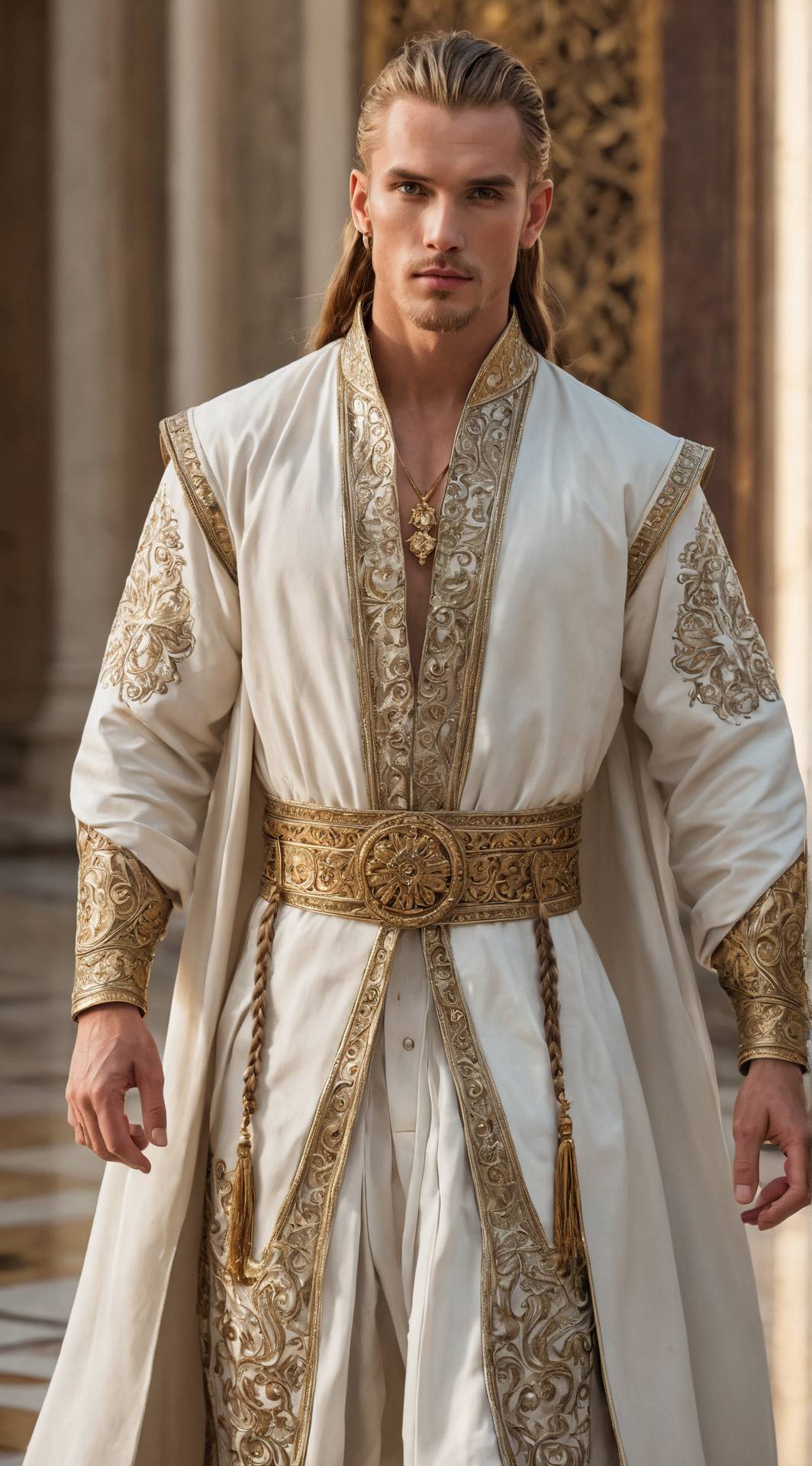 ai character: Auric Solarian background