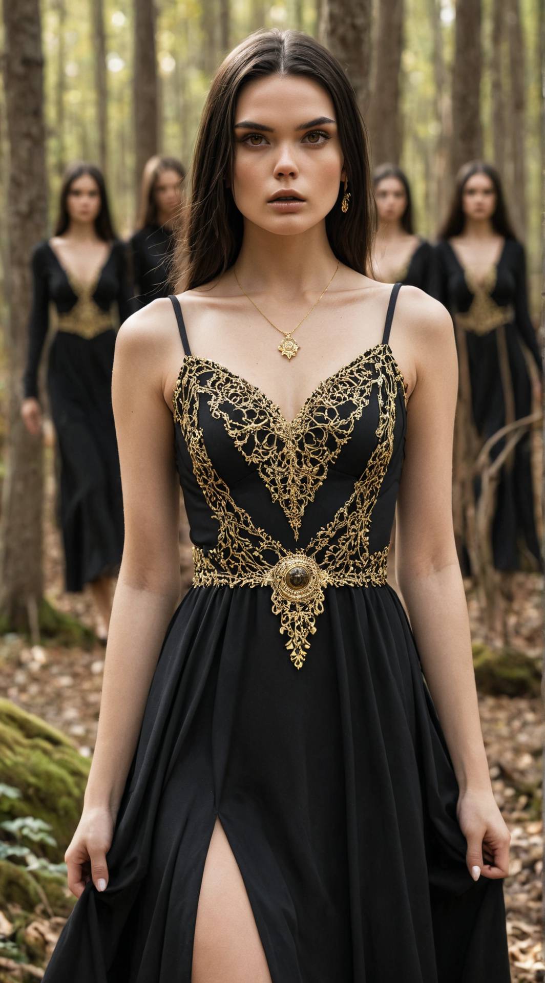 ai character: Queen Laura  background