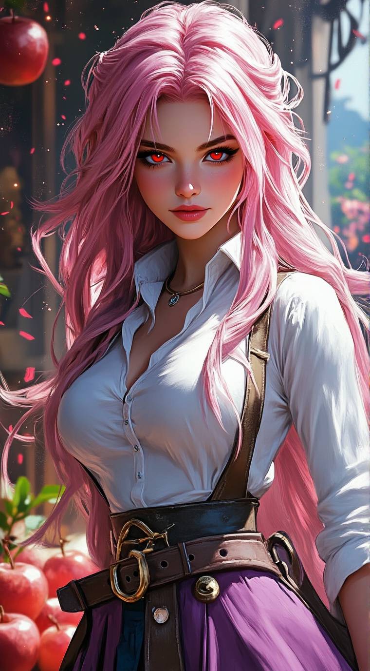 ai character: A Noble Lady Alima background