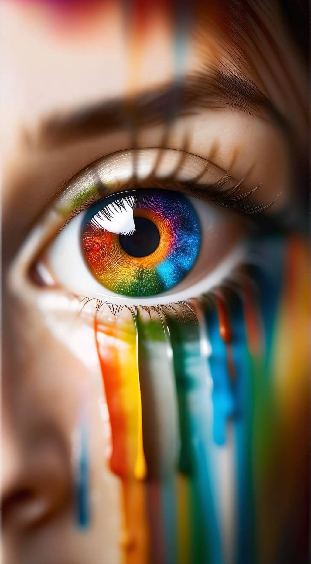 ai character: eye powers background