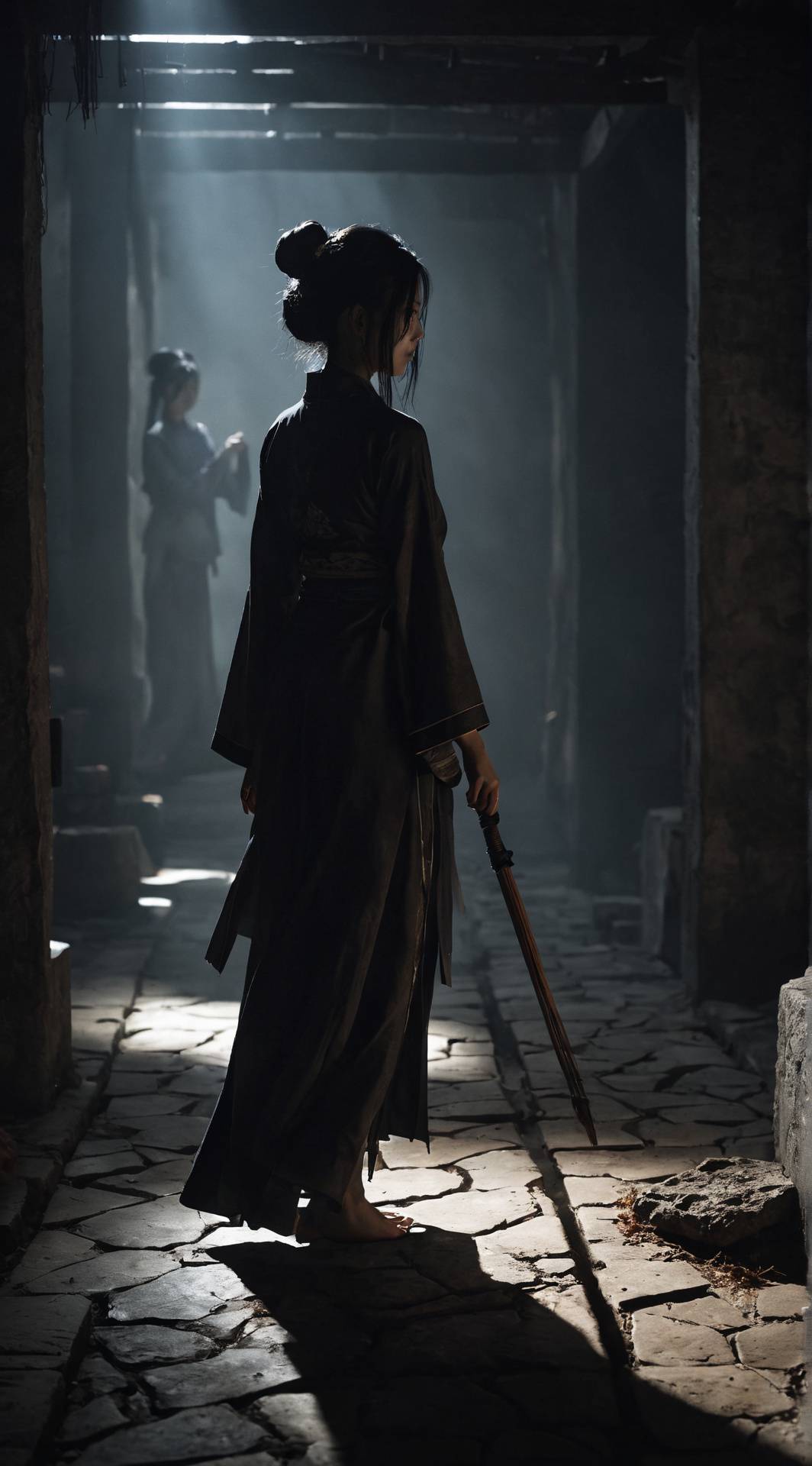 ai character: 鬼域空間 background