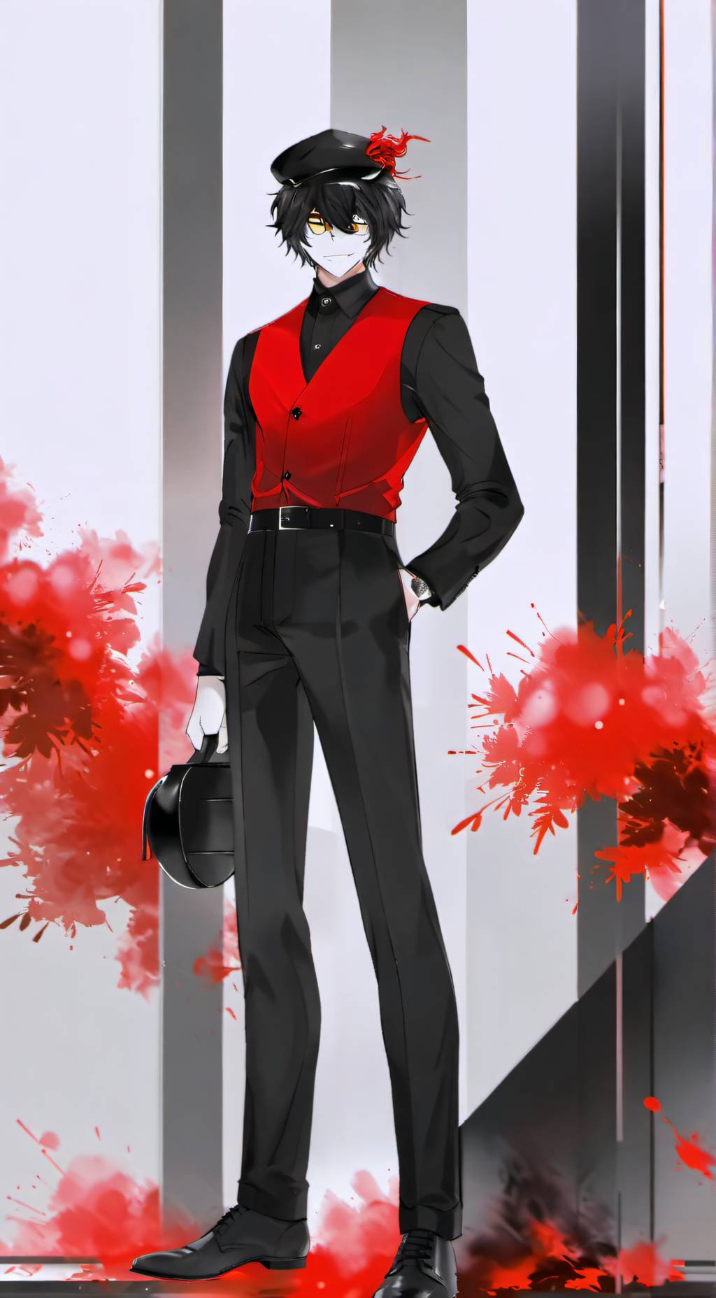 ai character: My roblox avatar background