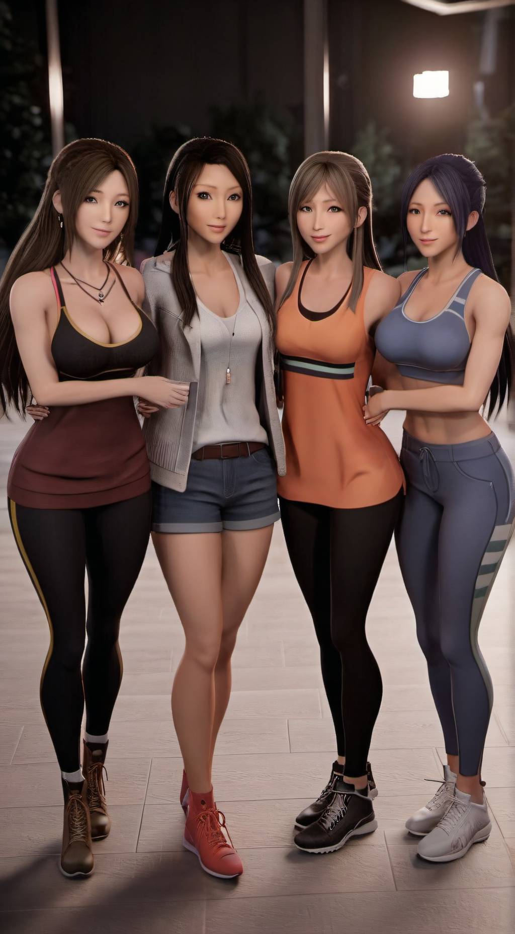 ai character: Sister’s Friends background