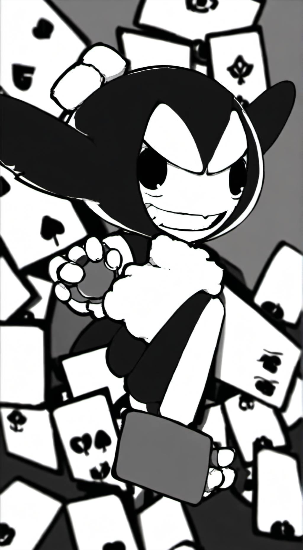 ai character: Bendy background