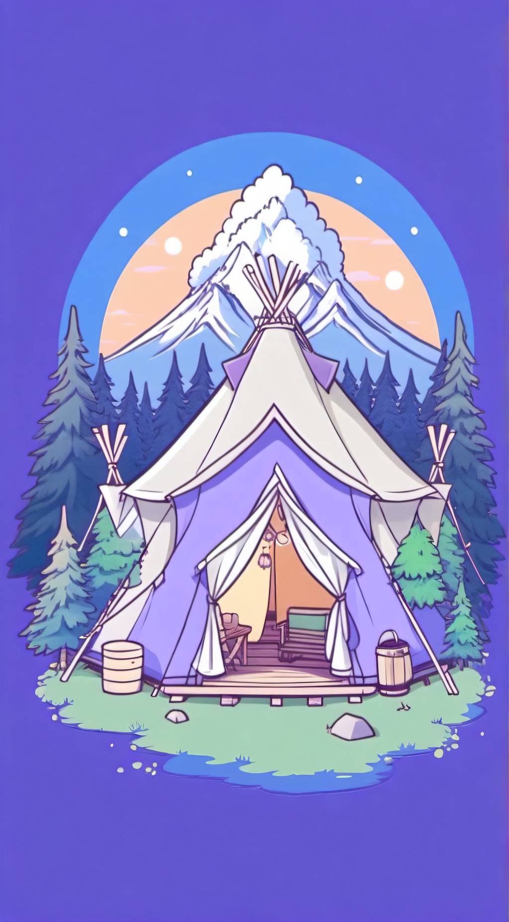 ai character: Camp Kikiwaka  background