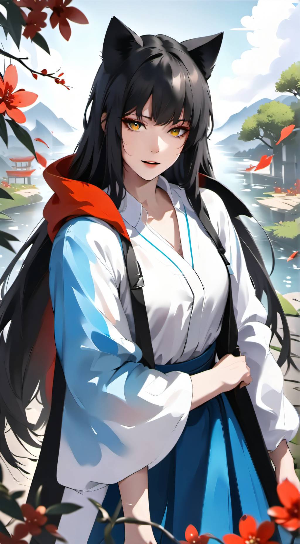 ai character: Lara  background