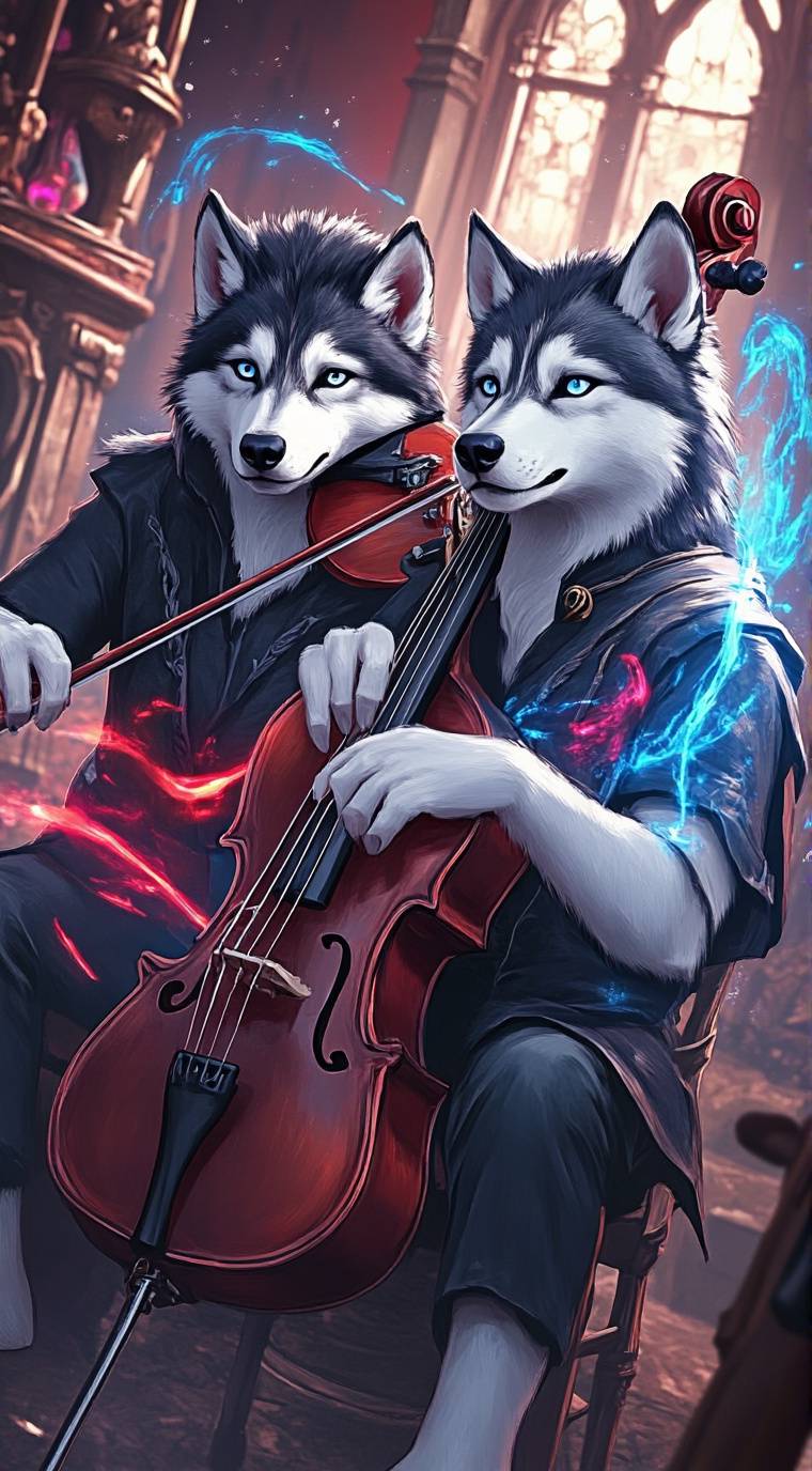 ai character: Frost and Winter  background