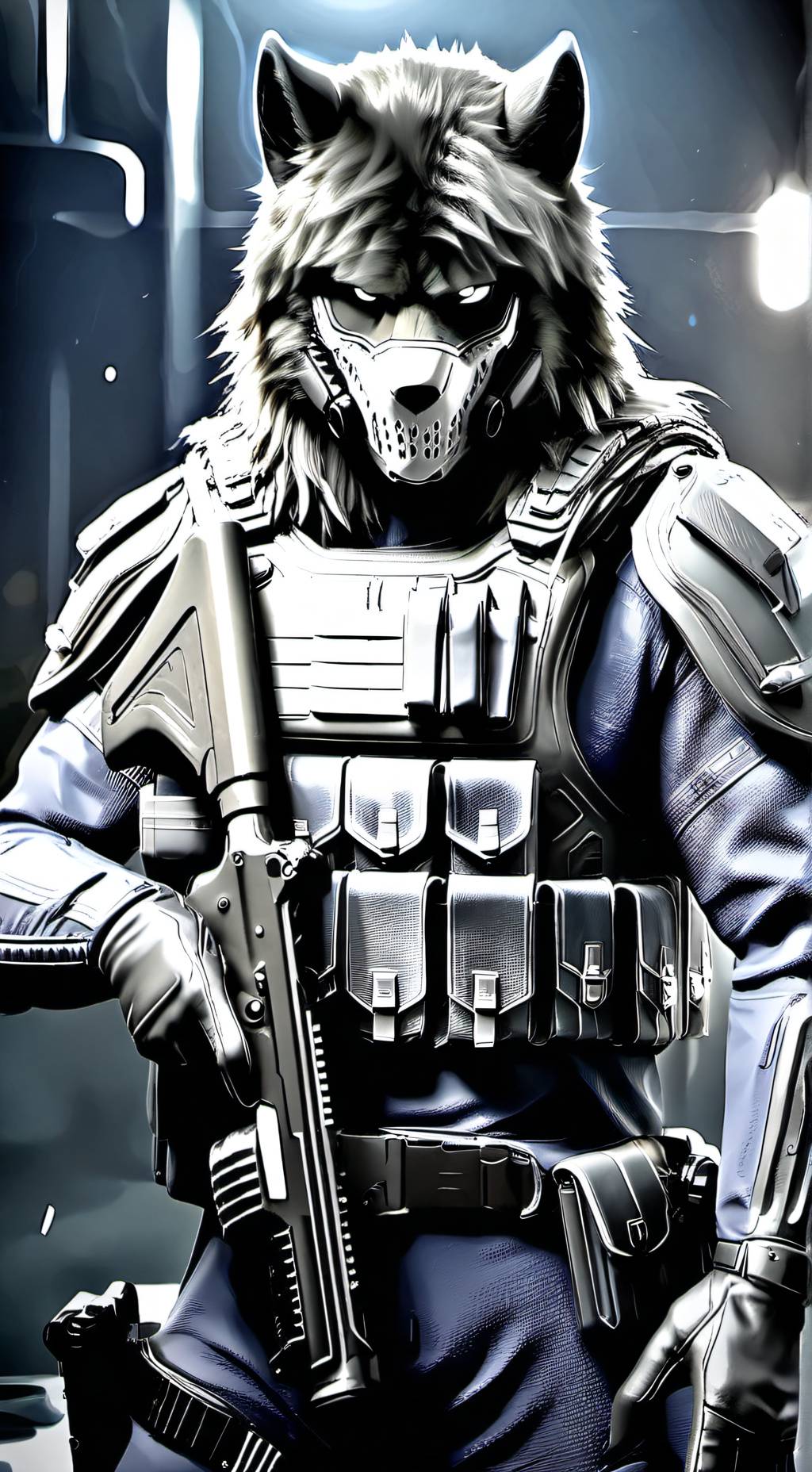 ai character: Shadow Bloodfang background