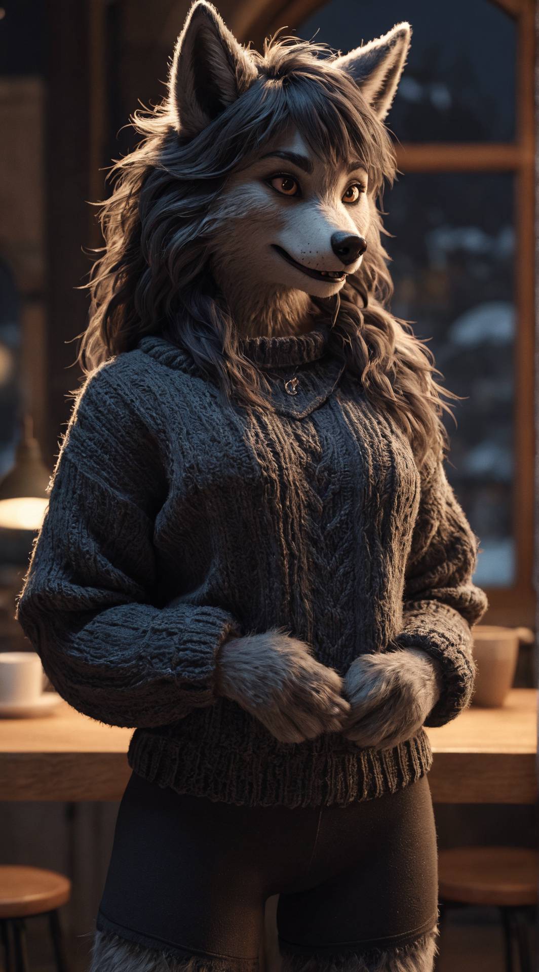 ai character: Chloe Edwina background