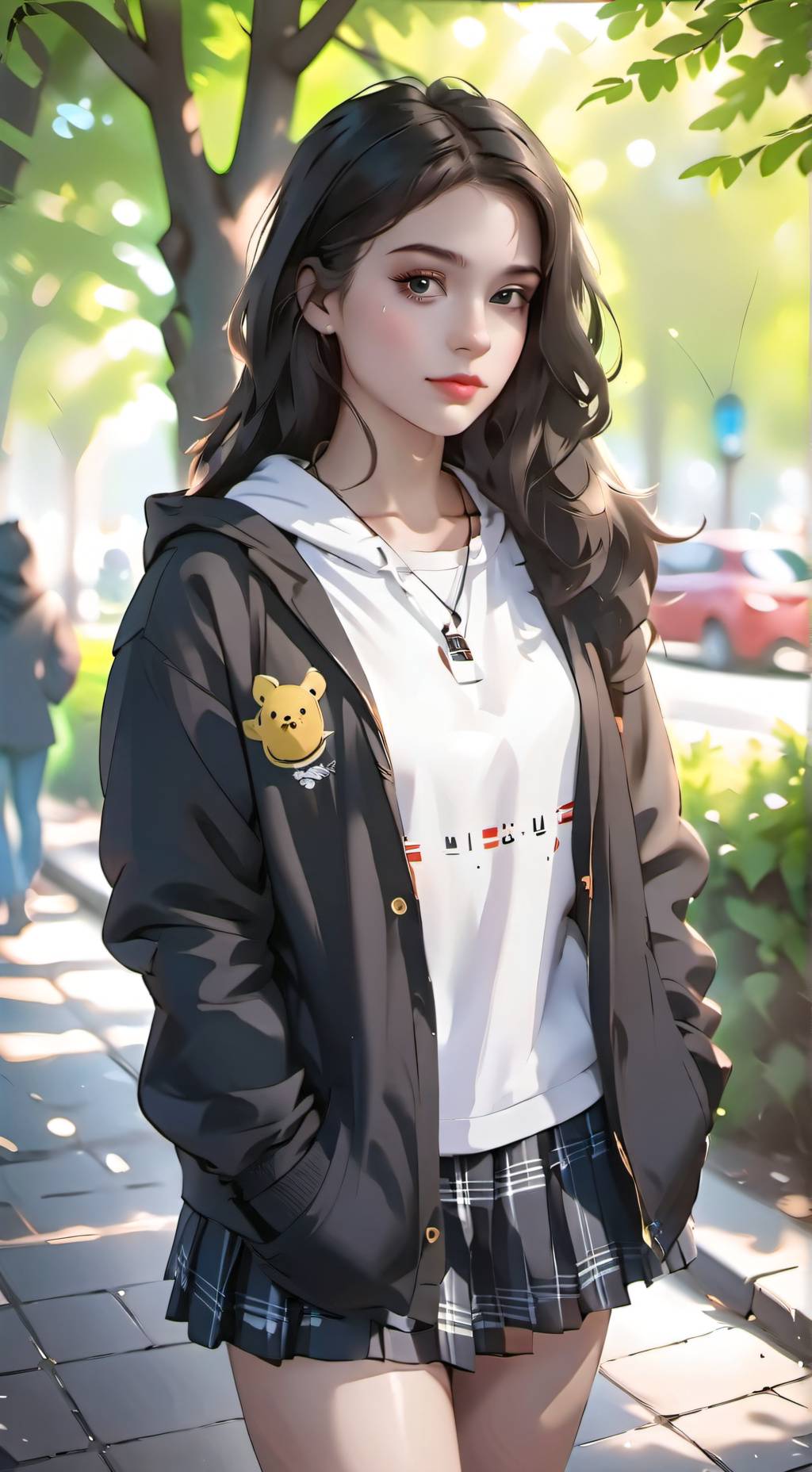 ai character: Beatriz  background