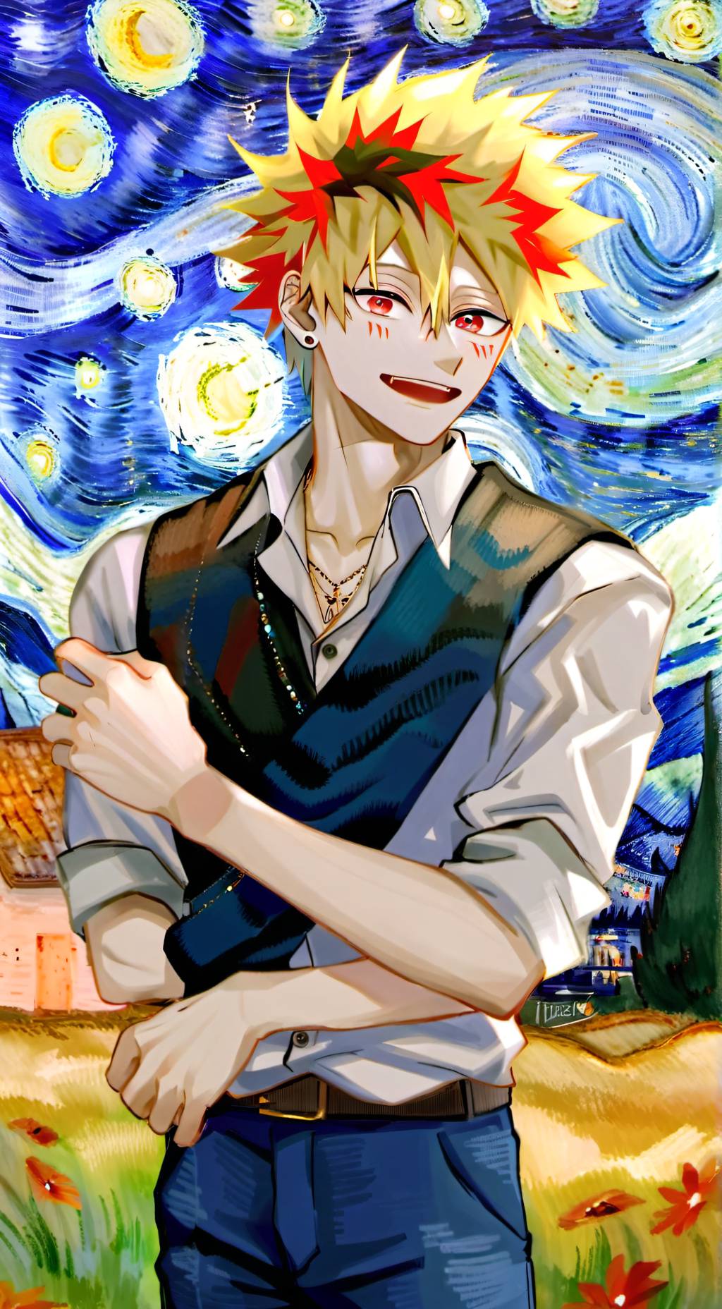 ai character: Aizawa sibling?!?! background