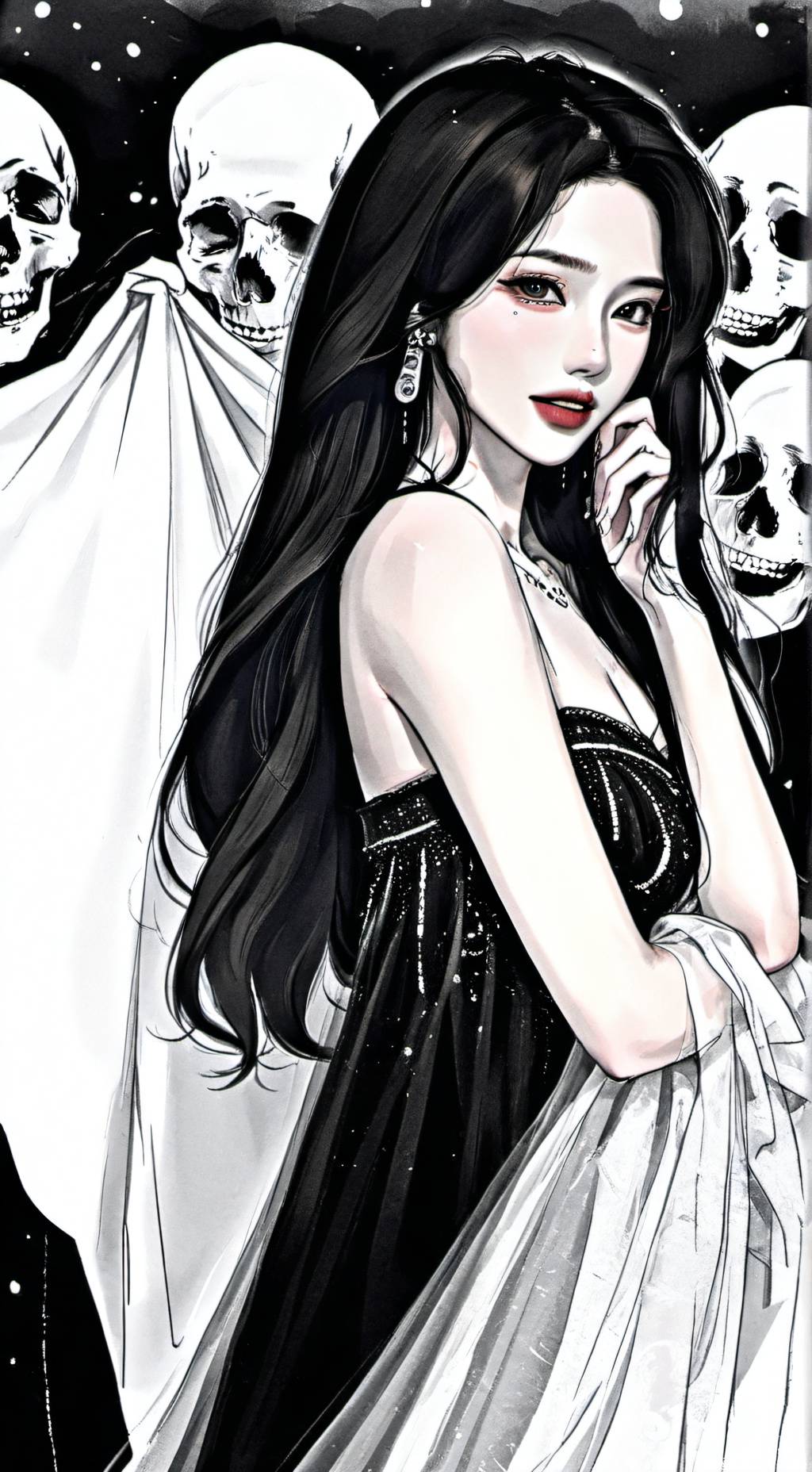 ai character: Katarina  background