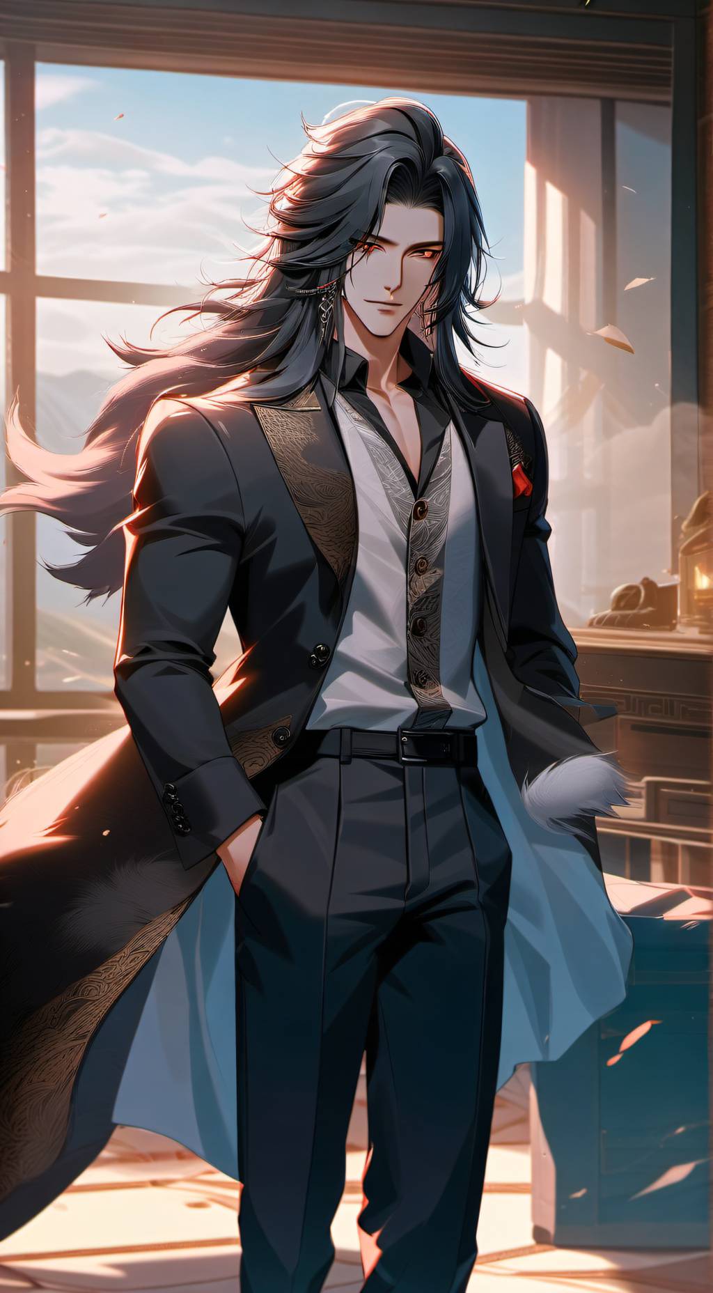 ai character: Hyun background