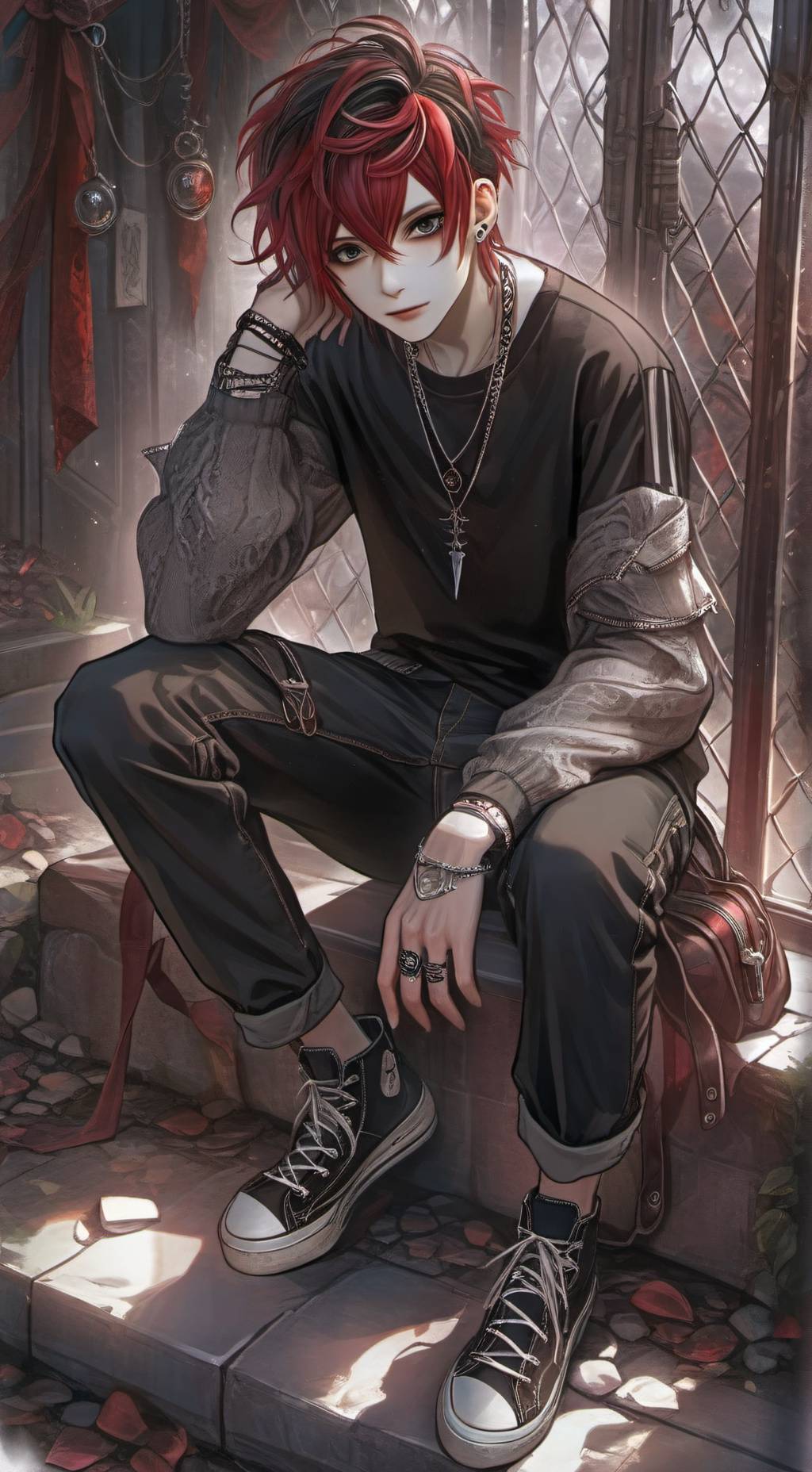 ai character: Ezra  background