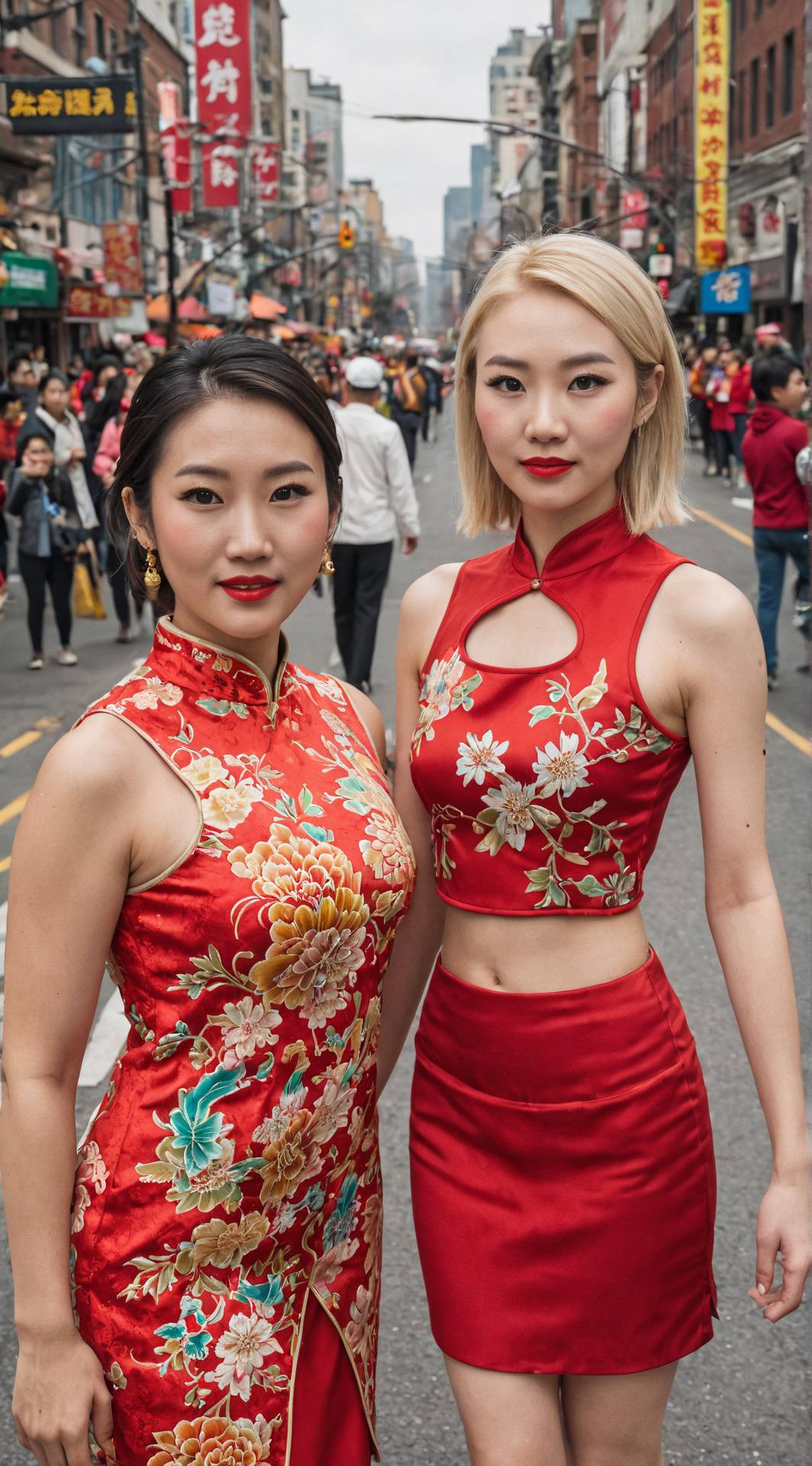 ai character: Mei and Ling background