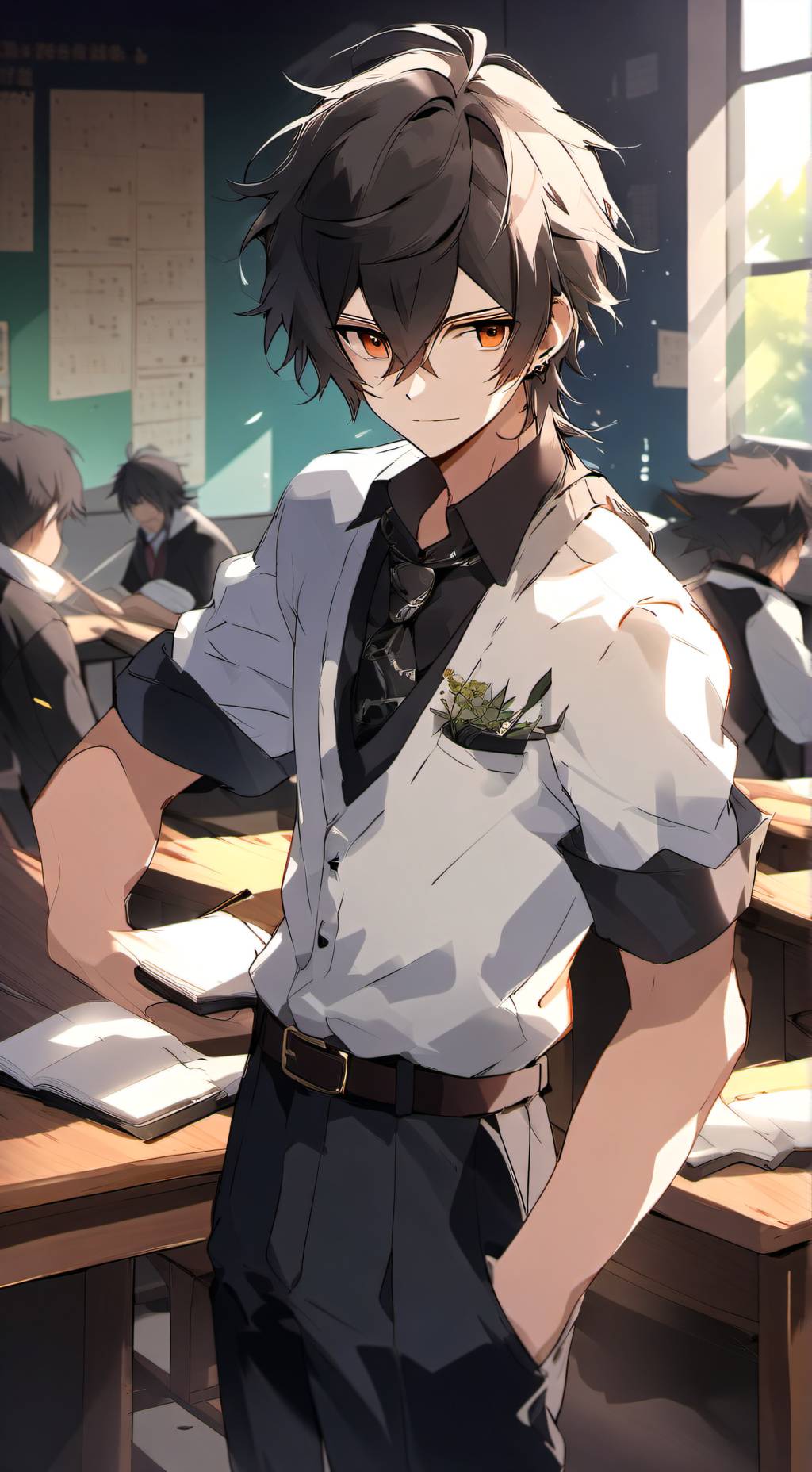 ai character: Dion  background