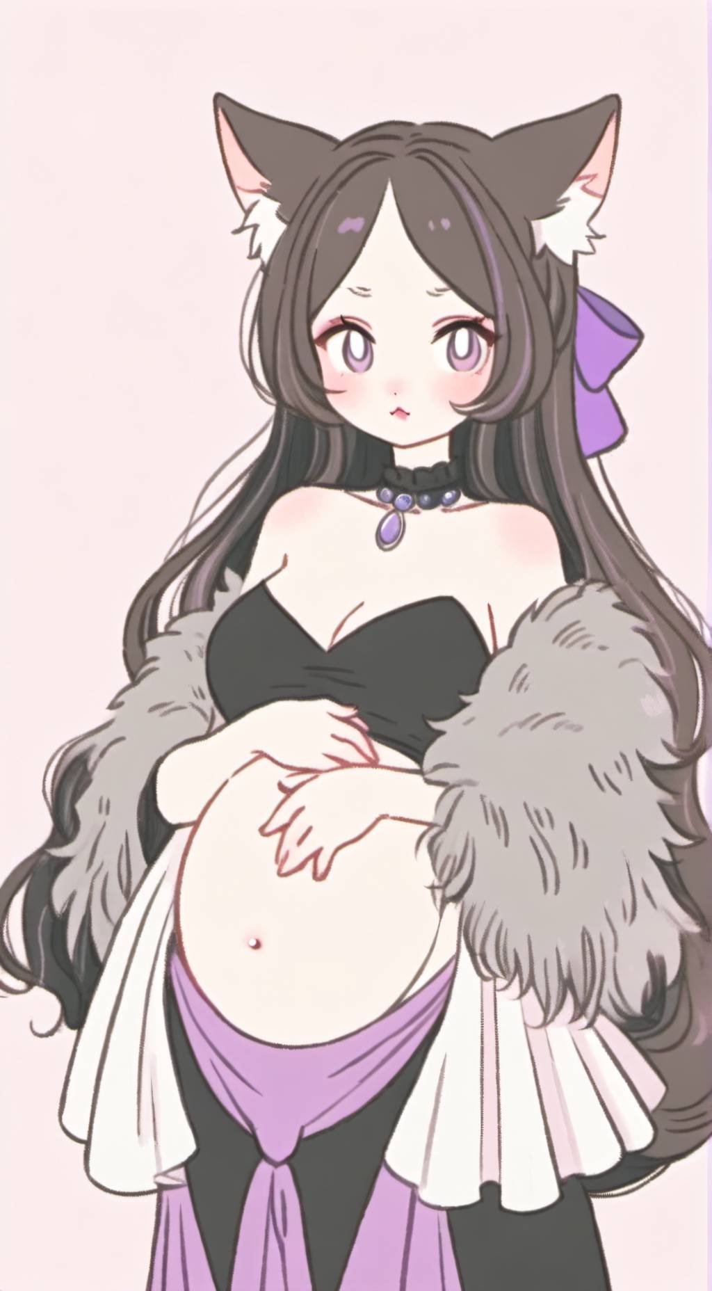 ai character: Annie!  background