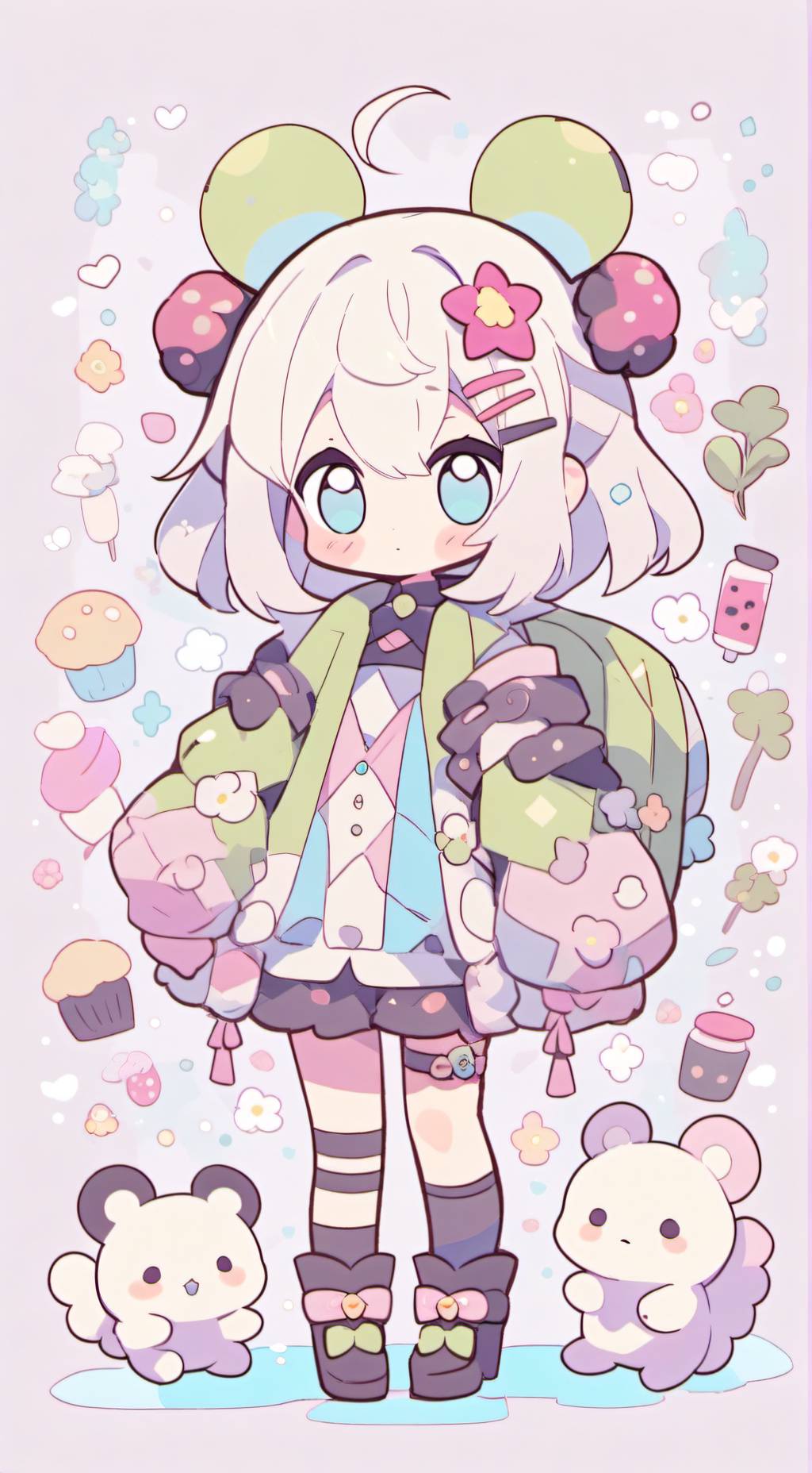 ai character: sprunki life  background