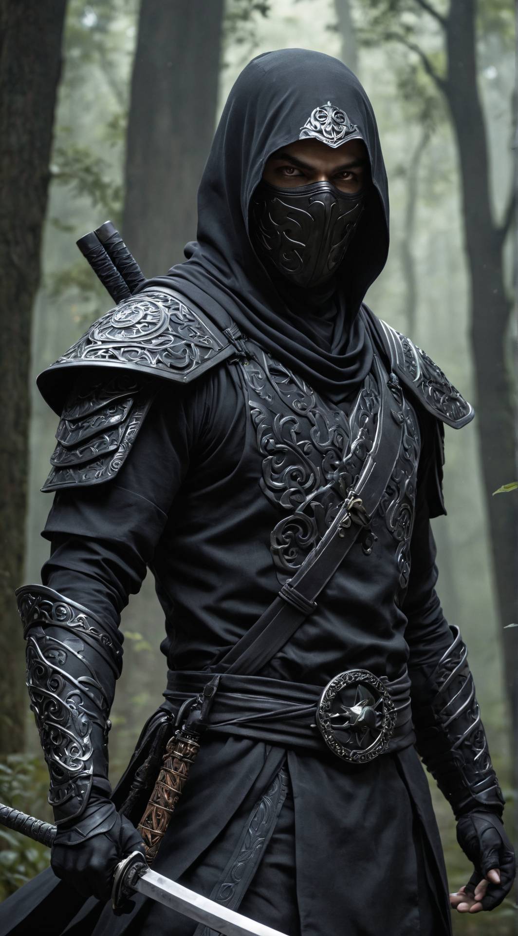 ai character: Kael Tenebris background