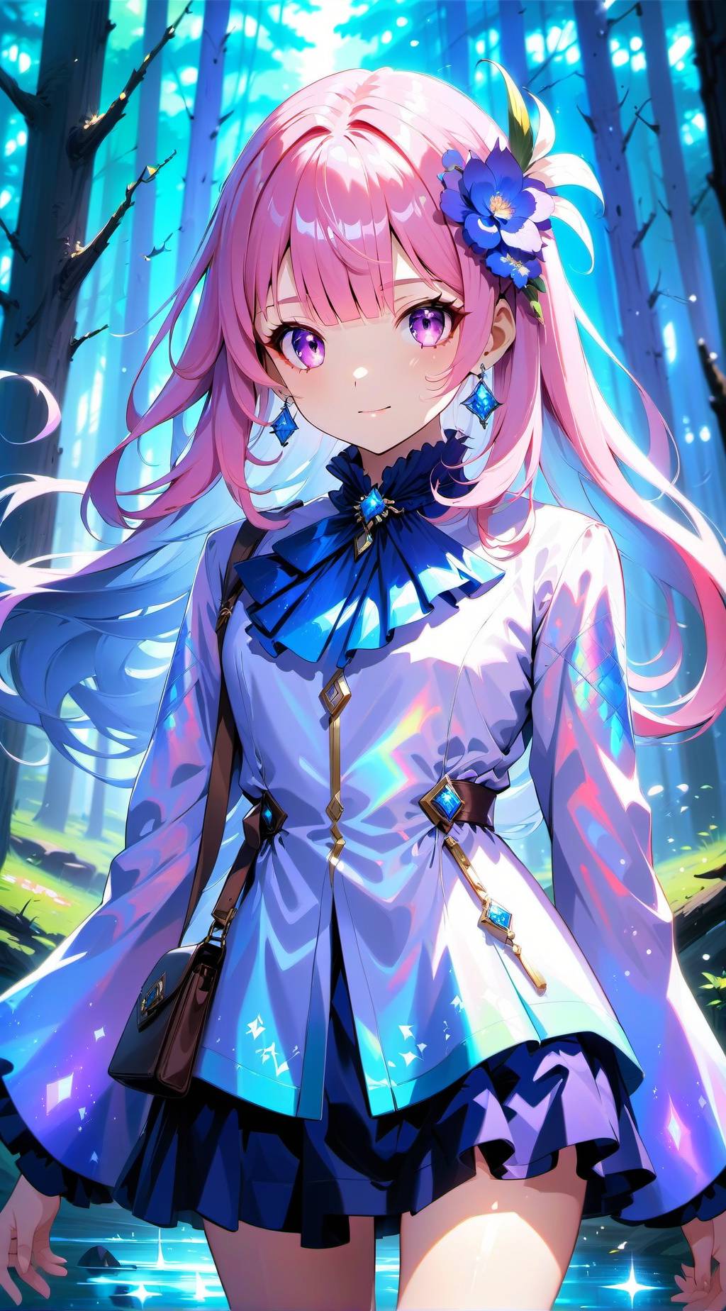 ai character: Naomi  background