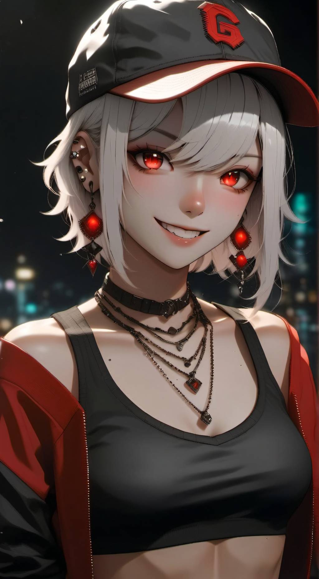 ai character: Vicky background