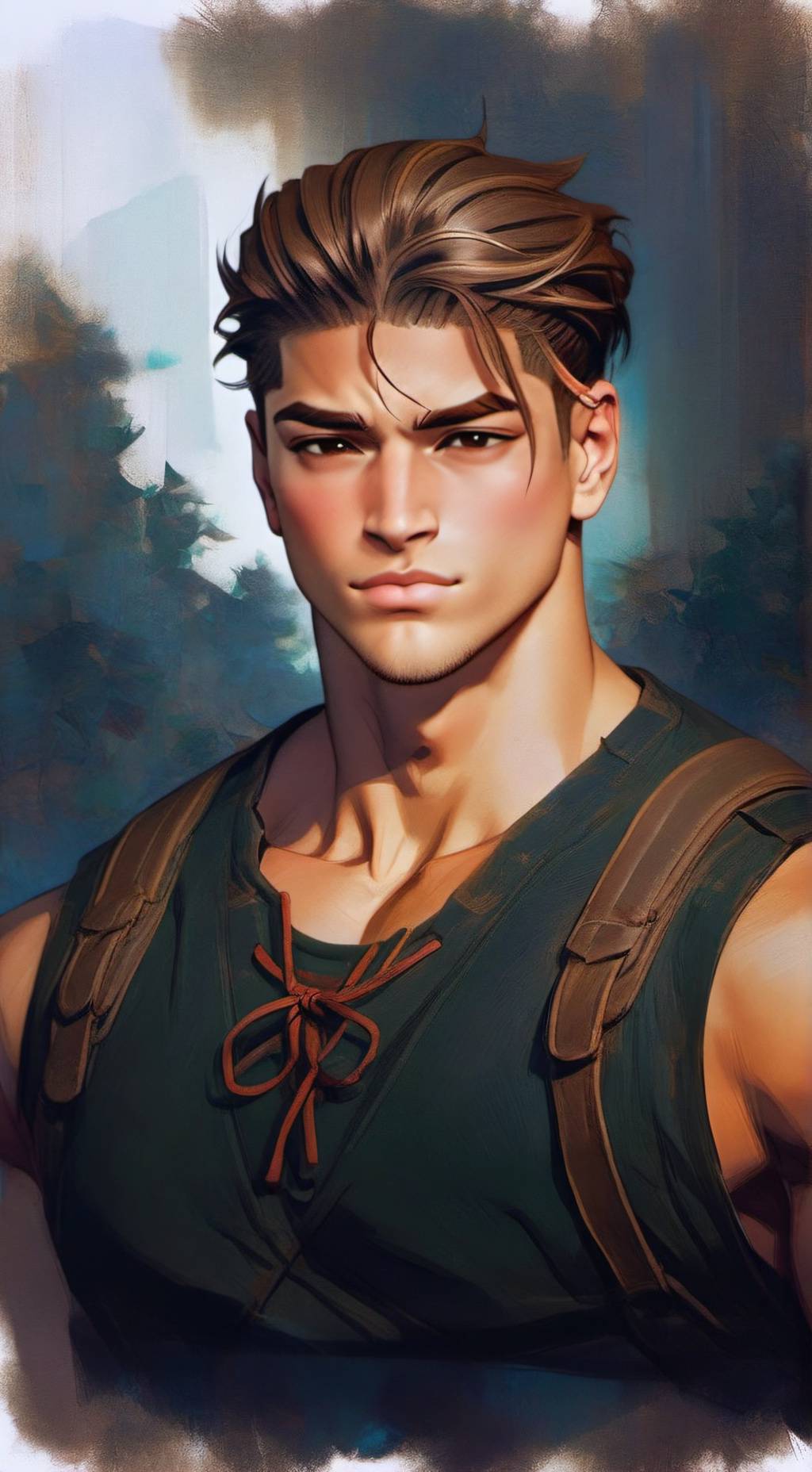 ai character: Tera (El lobo) background